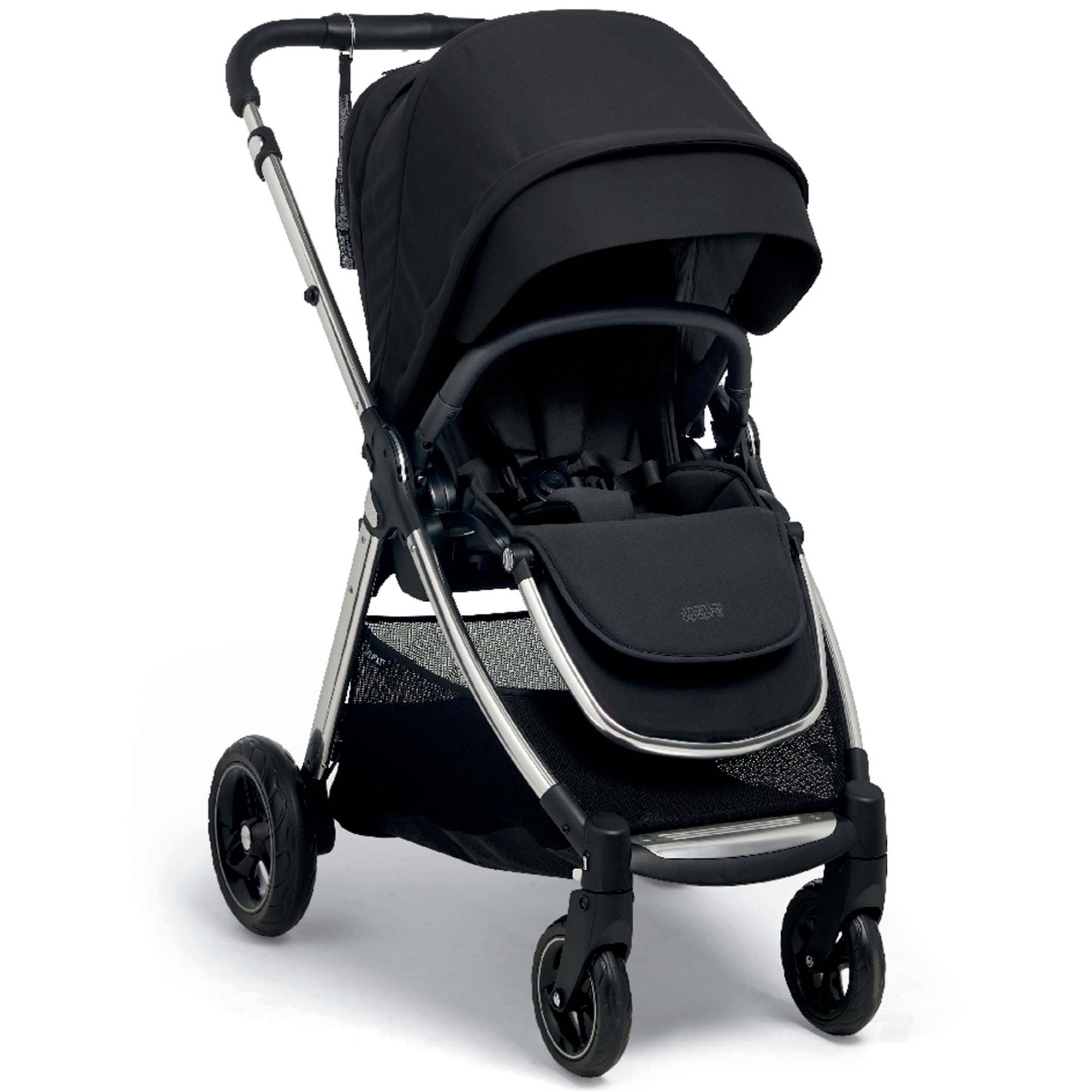 Mamas & Papas Flip XT3 Essential Bundle Slated Navy + Cabriofix I-Size Car Seat + Base