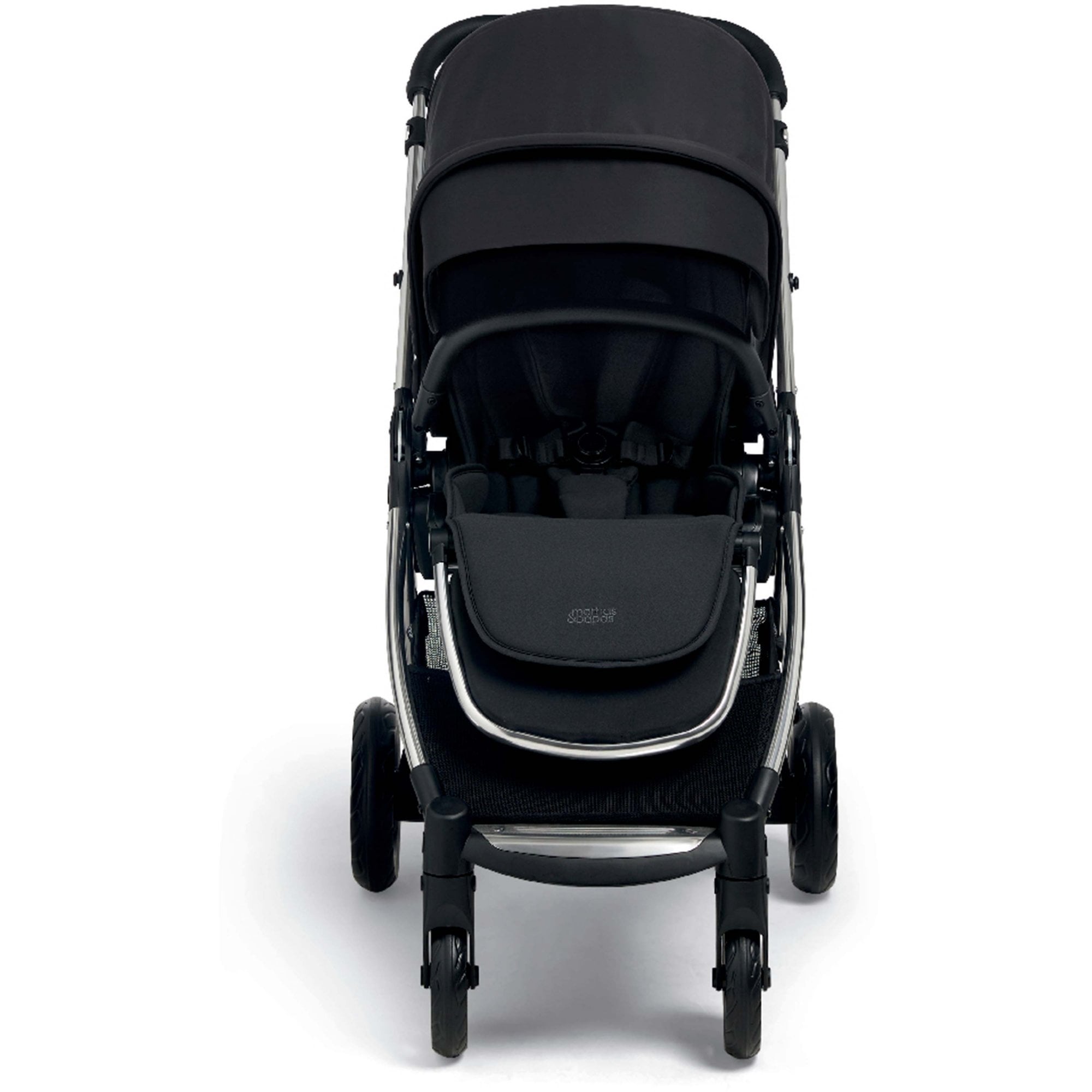 Mamas & Papas Flip XT3 Essential Bundle Slated Navy + Cabriofix I-Size Car Seat + Base