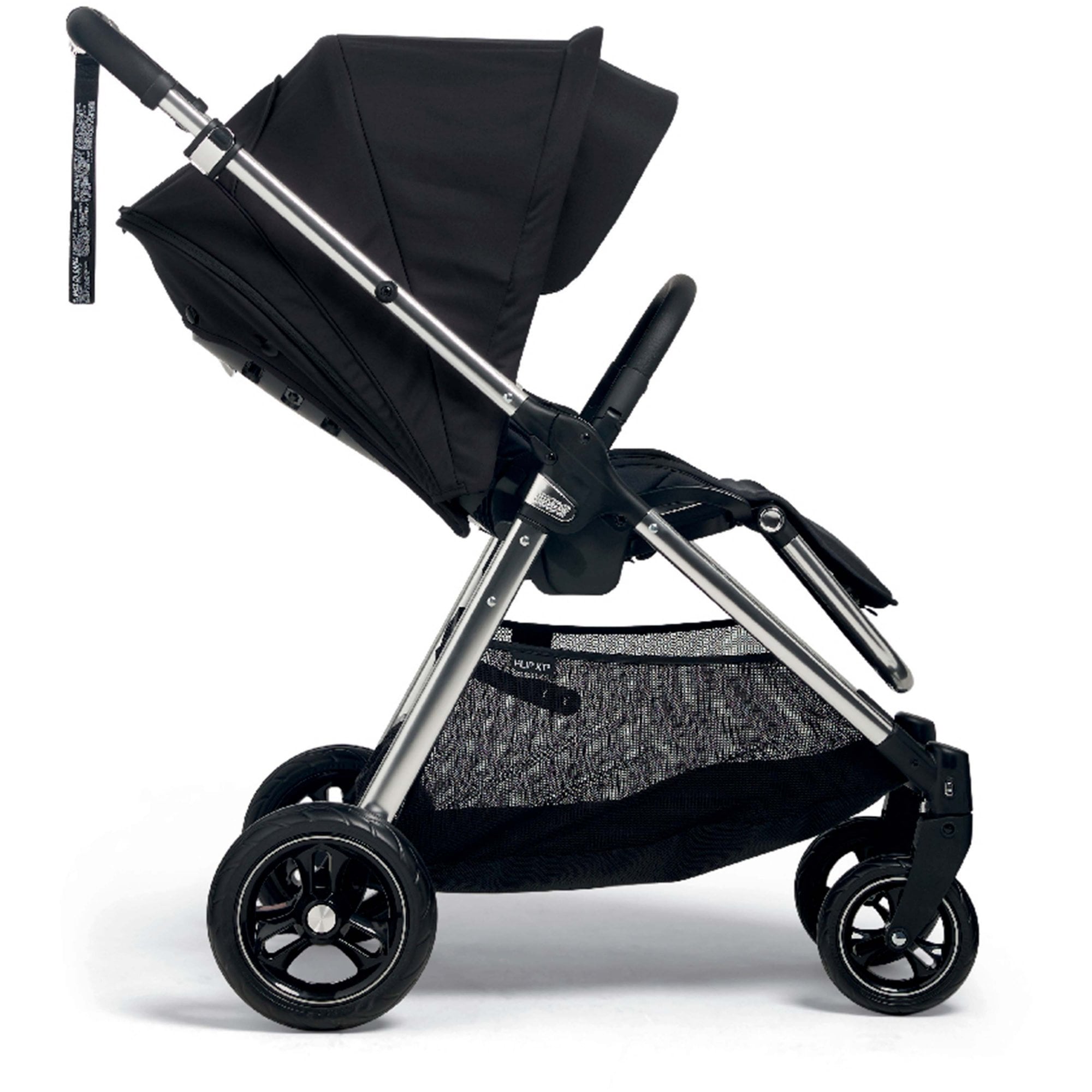 Mamas & Papas Flip XT3 Essential Bundle Slated Navy + Cabriofix I-Size Car Seat + Base