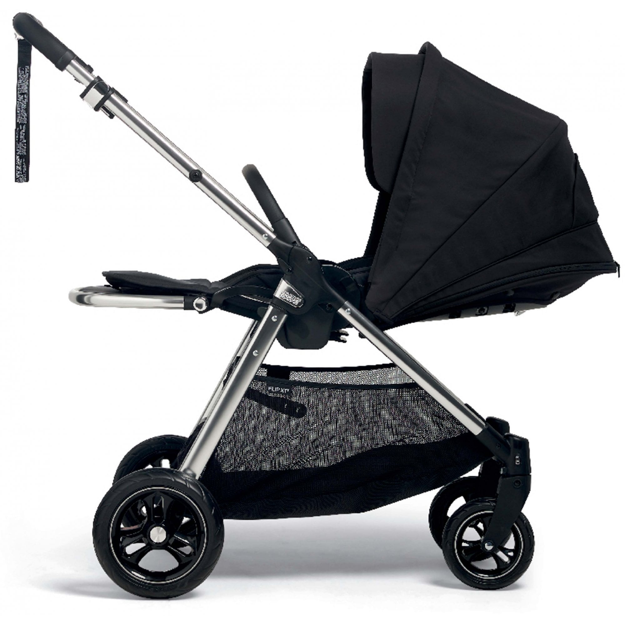 Mamas & Papas Flip XT3 Essential Bundle Slated Navy + Cabriofix I-Size Car Seat + Base