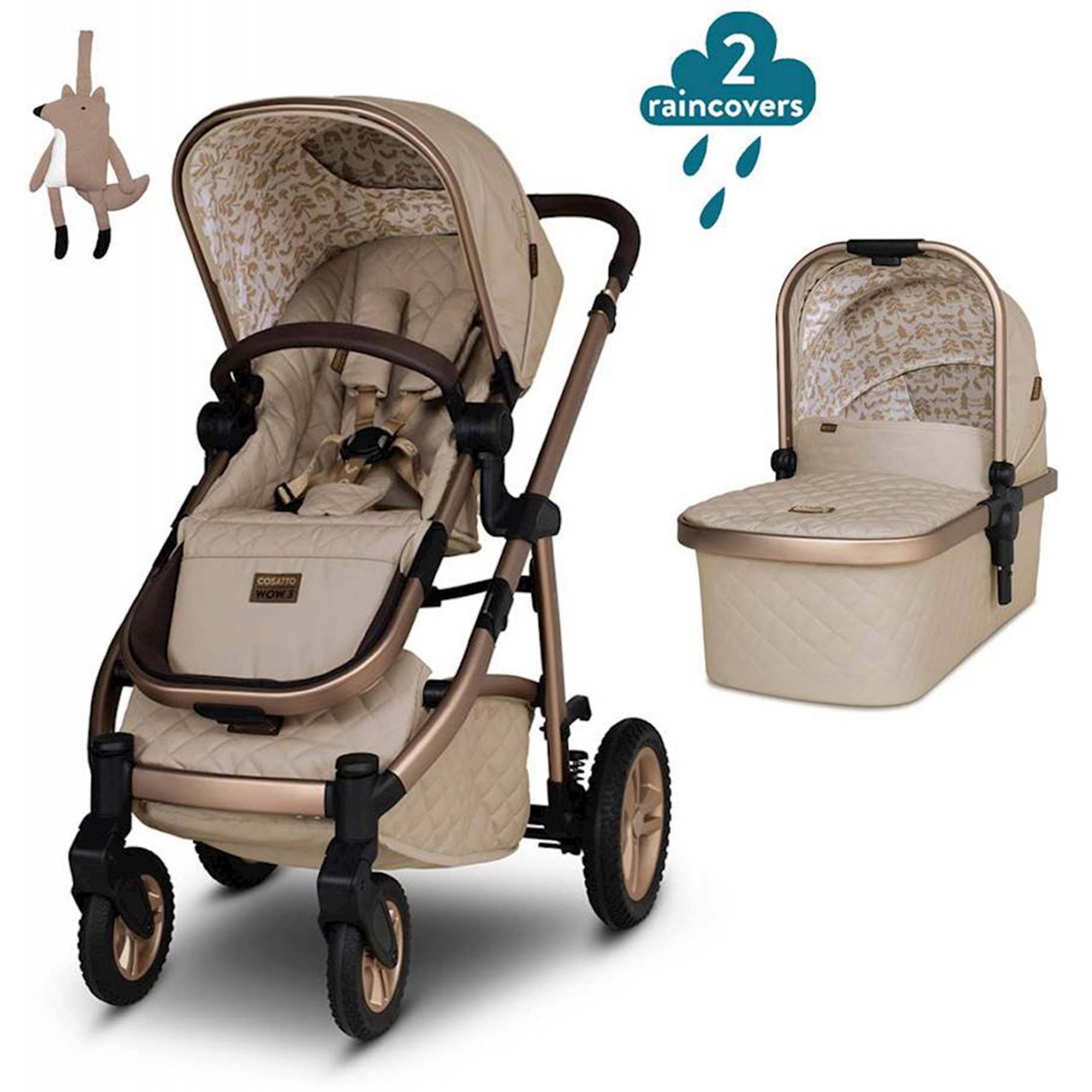 Cosatto Wow 3 Pram & Pushchair Whisper