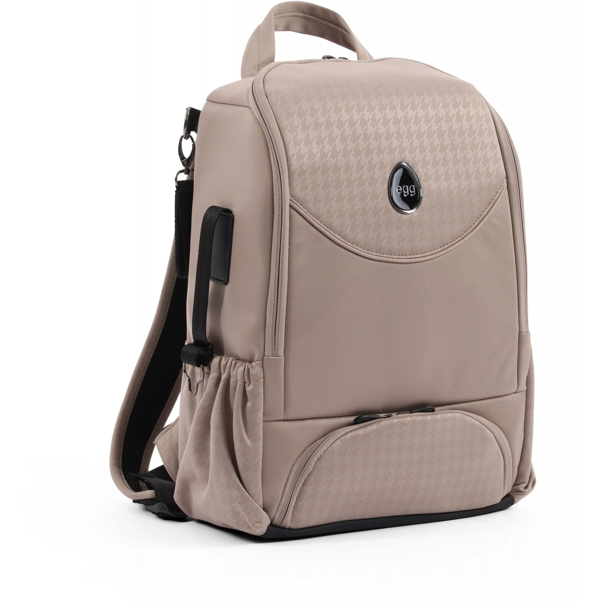 egg3® Backpack Changing Bag Houndstooth Almond Special Edition