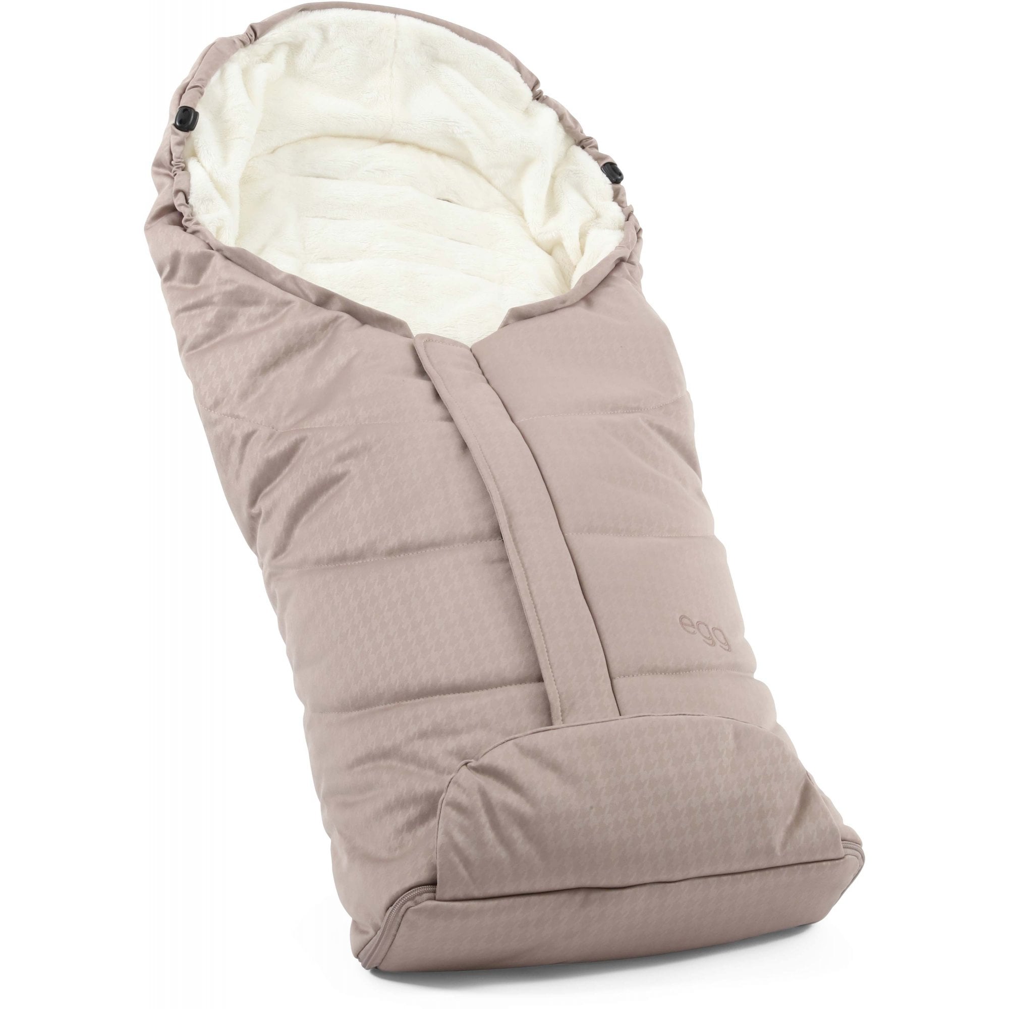egg3® Stroller Footmuff Houndstooth Almond