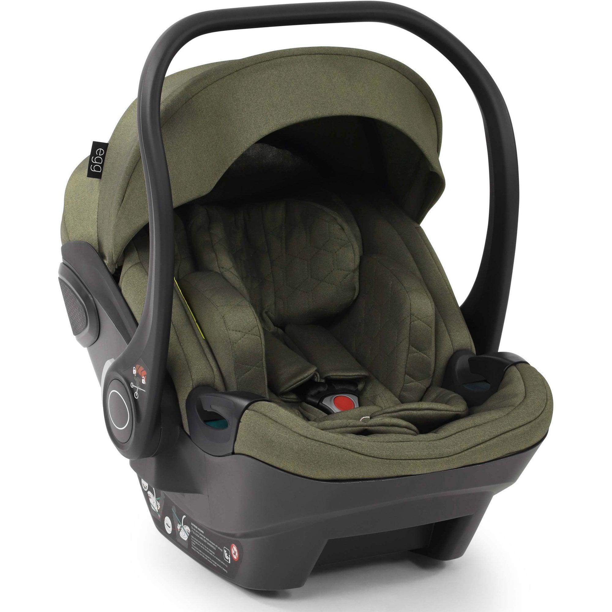 egg3® Shell i-Size Infant Car Seat Hunter Green