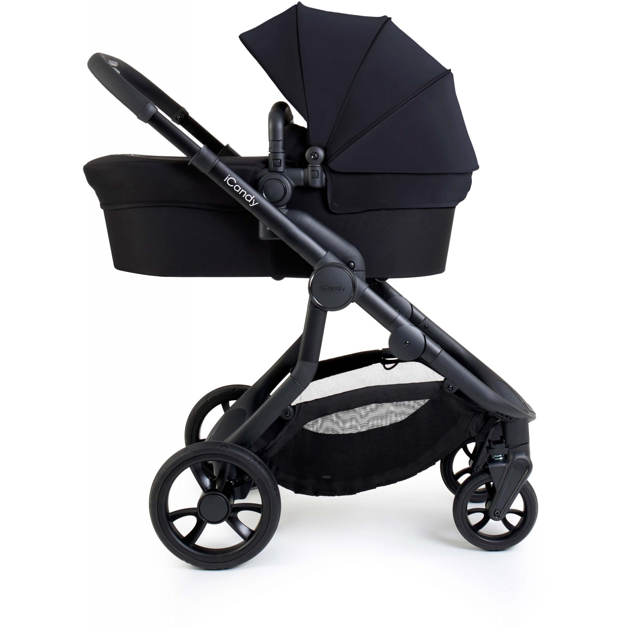 iCandy Orange 4 Pushchair Bundle Black Edition + Cloud T & Base