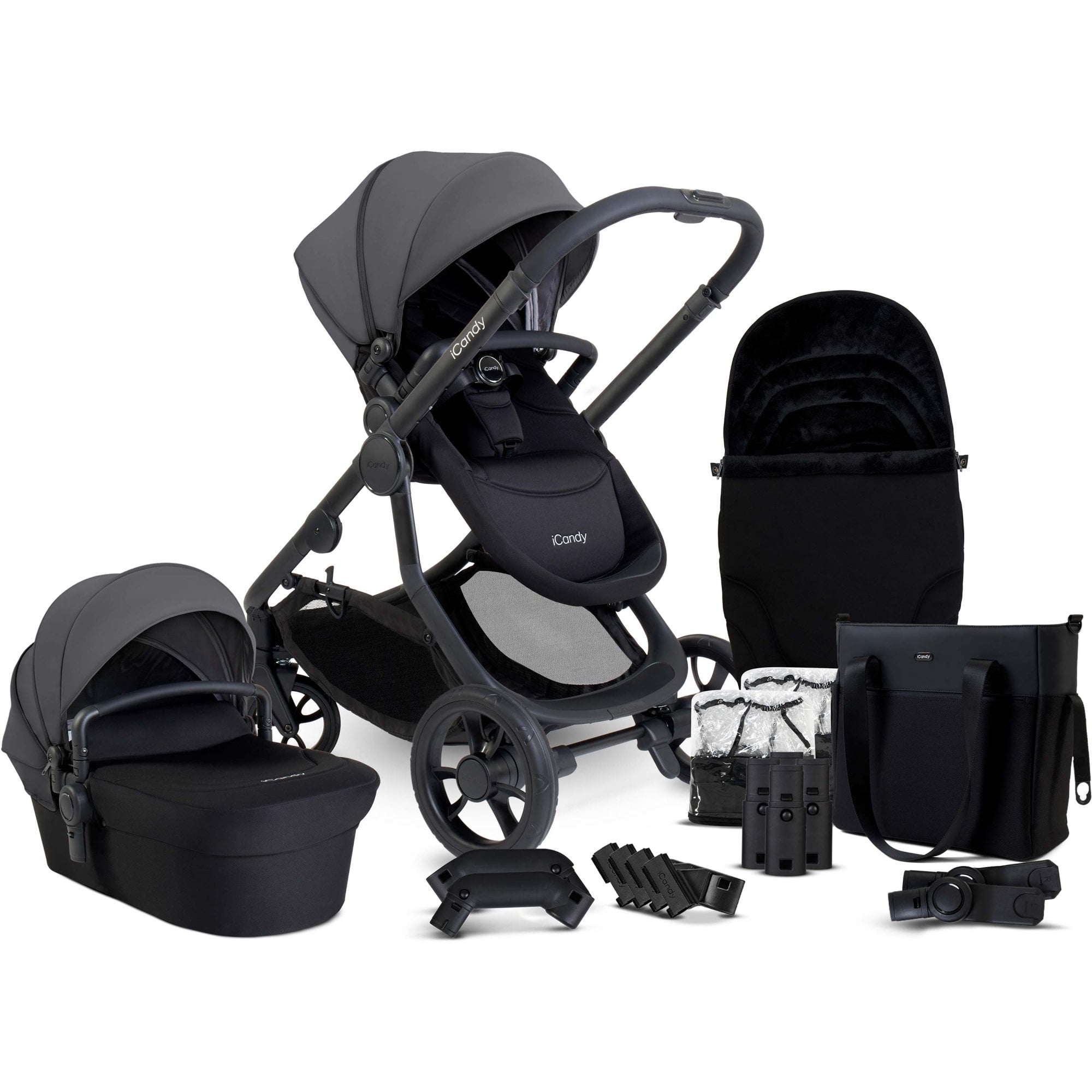 iCandy Orange 4 Pushchair Bundle Fossil