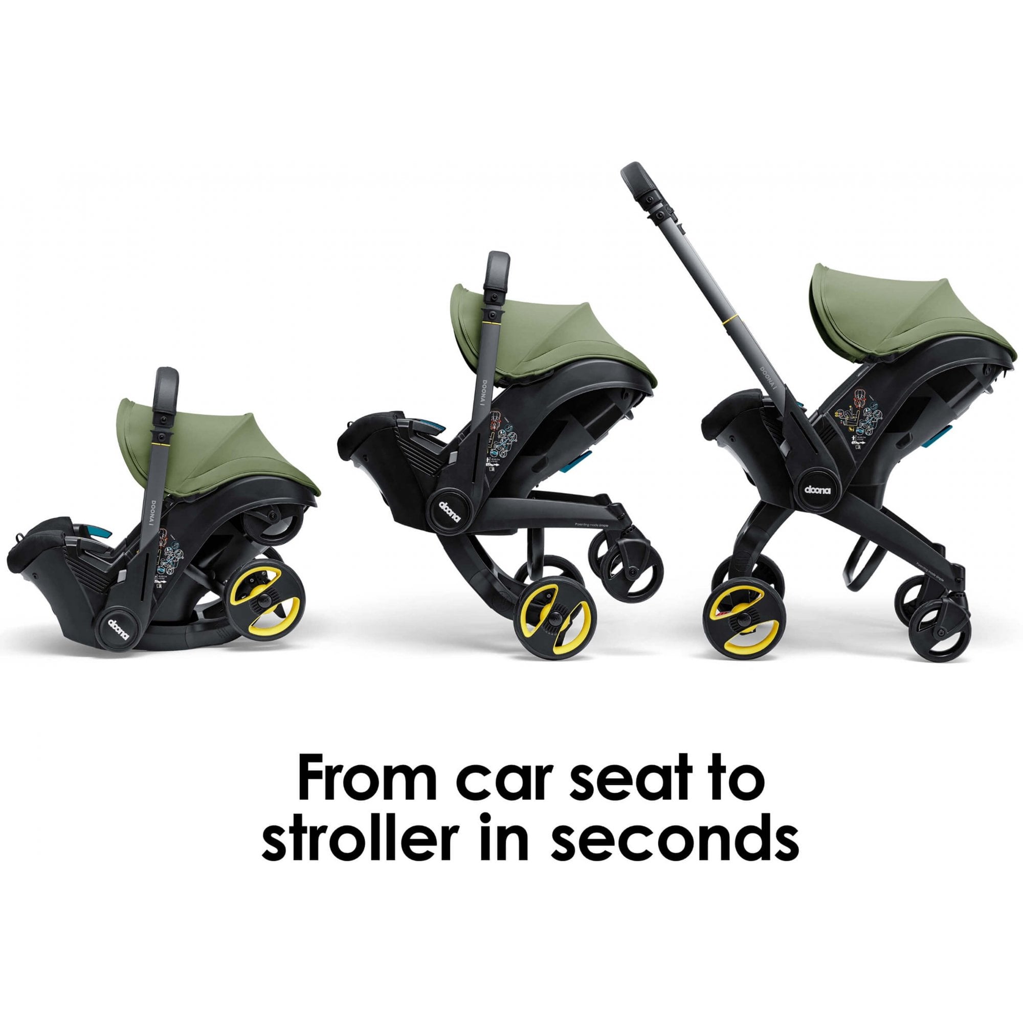 Doona i Car Seat & Stroller Desert Green