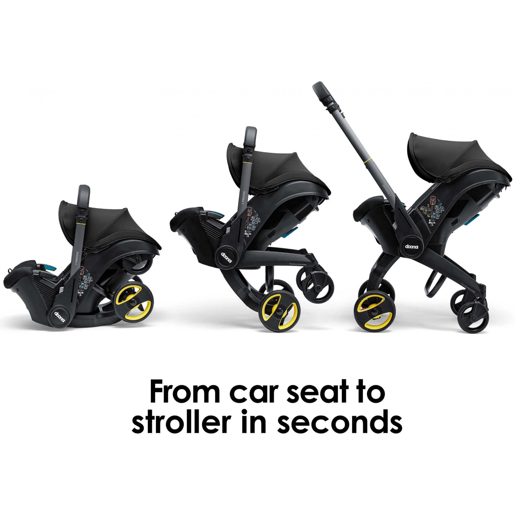 Doona i Car Seat & Stroller Nitro Black