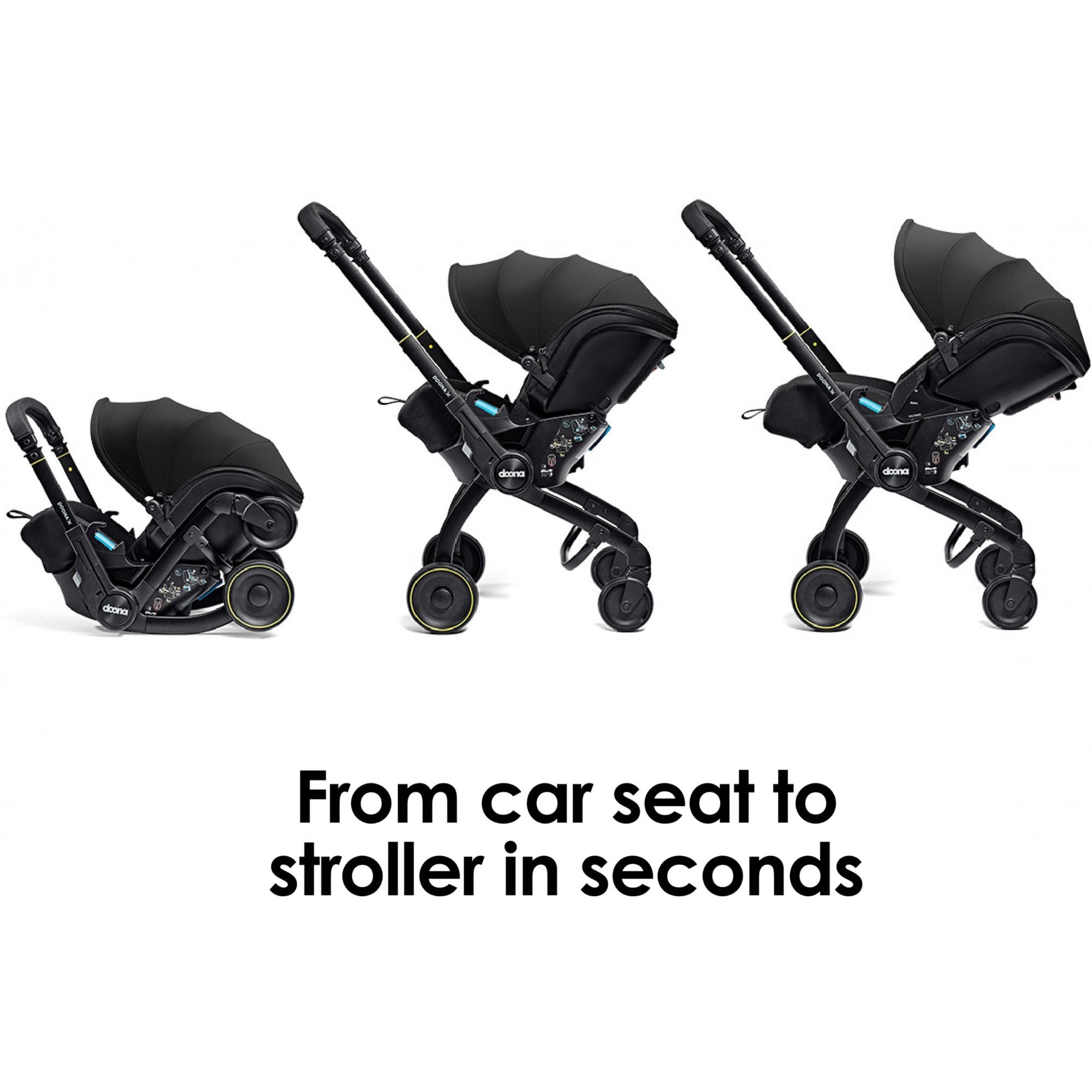 Doona X Car Seat & Stroller Nitro Black