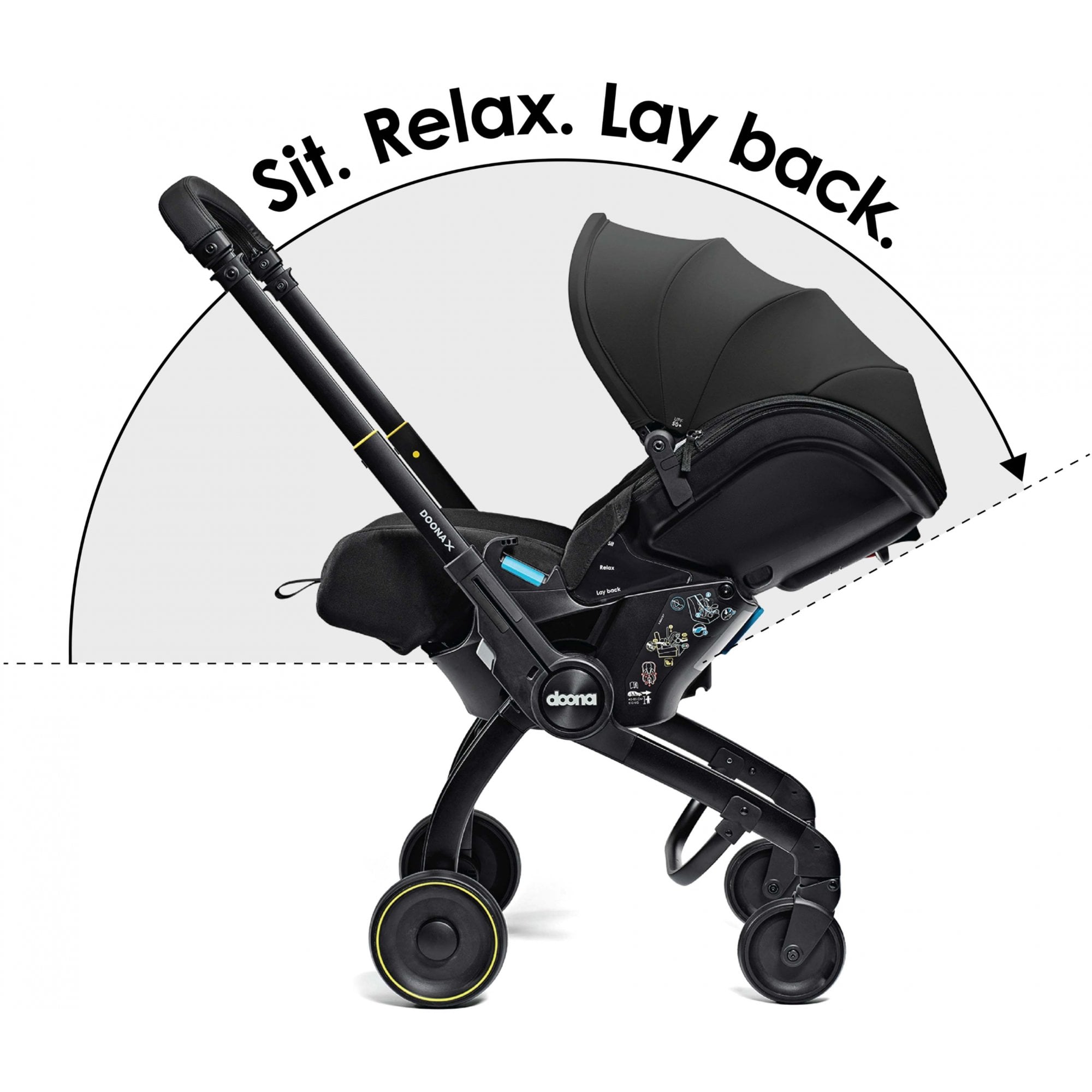 Doona X Car Seat & Stroller Nitro Black