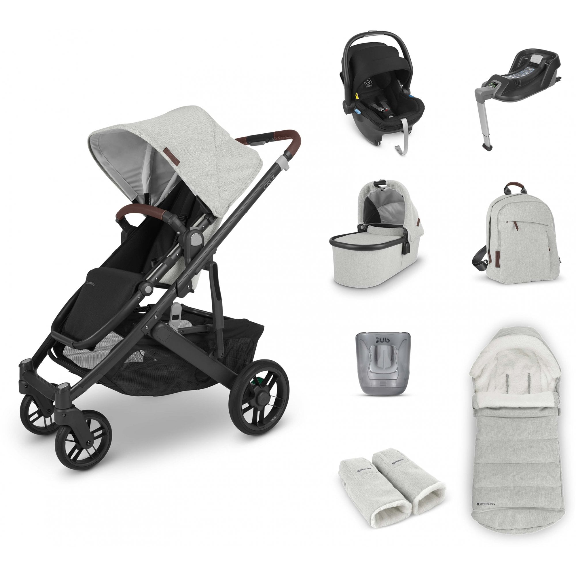 Uppababy Cruz V2 + Mesa i-Size + Base + Accessories Bundle Anthony