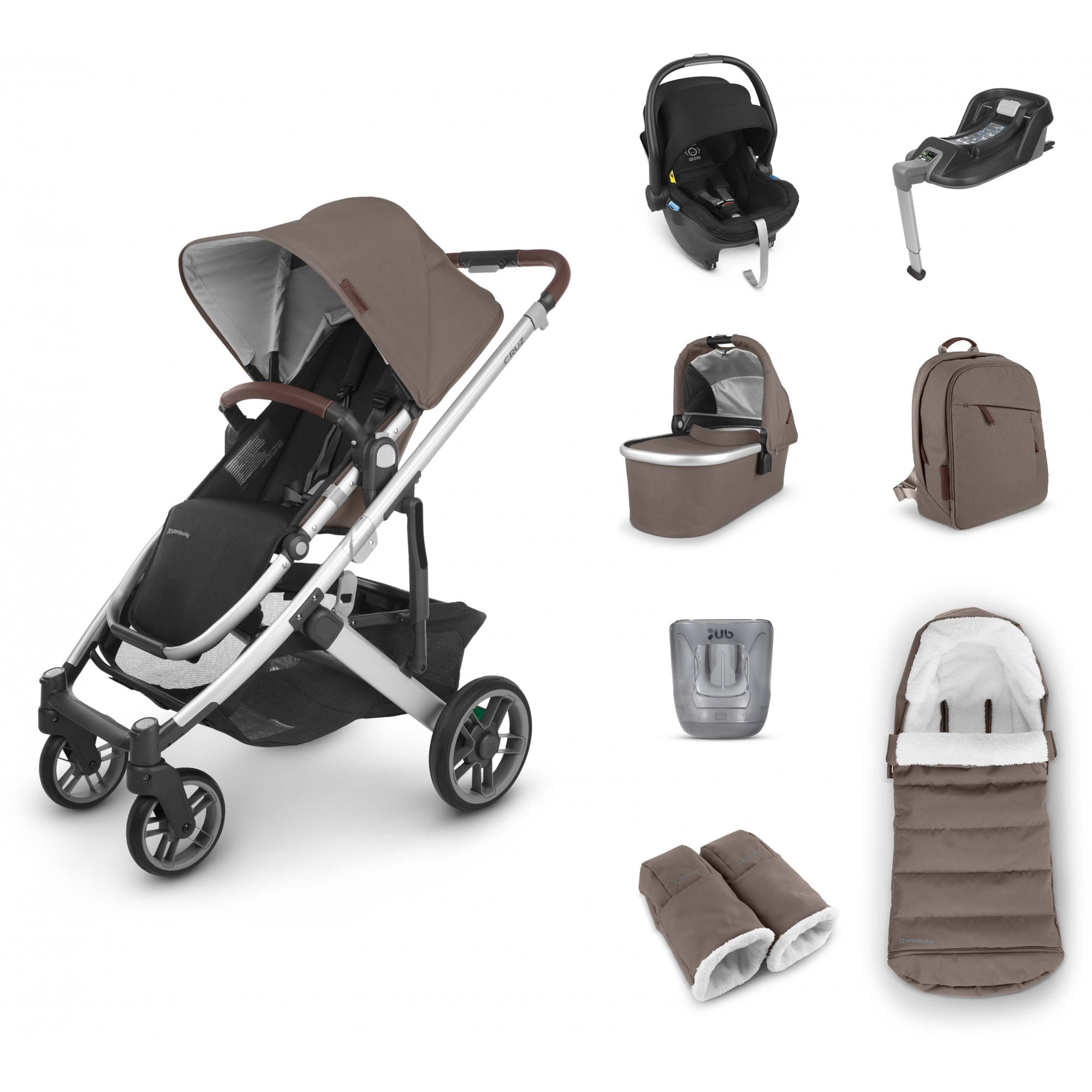 Uppababy Cruz V2 + Mesa + Base + Accessories Bundle Theo