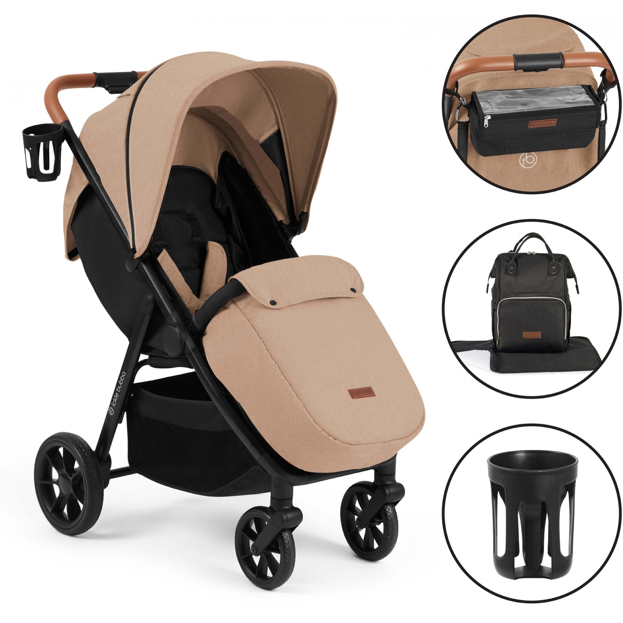Ickle Bubba Stomp Stride Prime Stroller Desert
