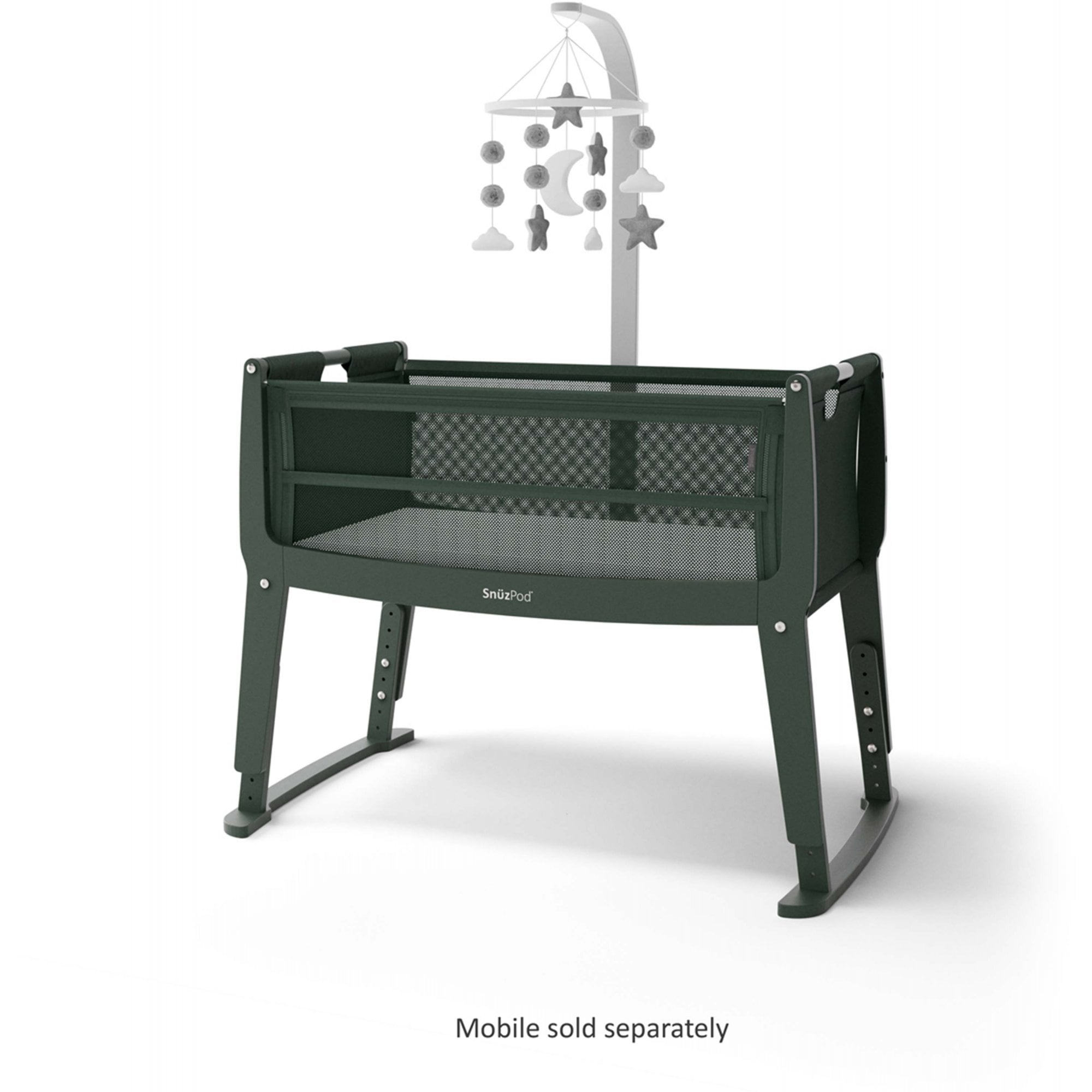 SNUZ SnuzPod Studio Bedside Crib Berlin Green