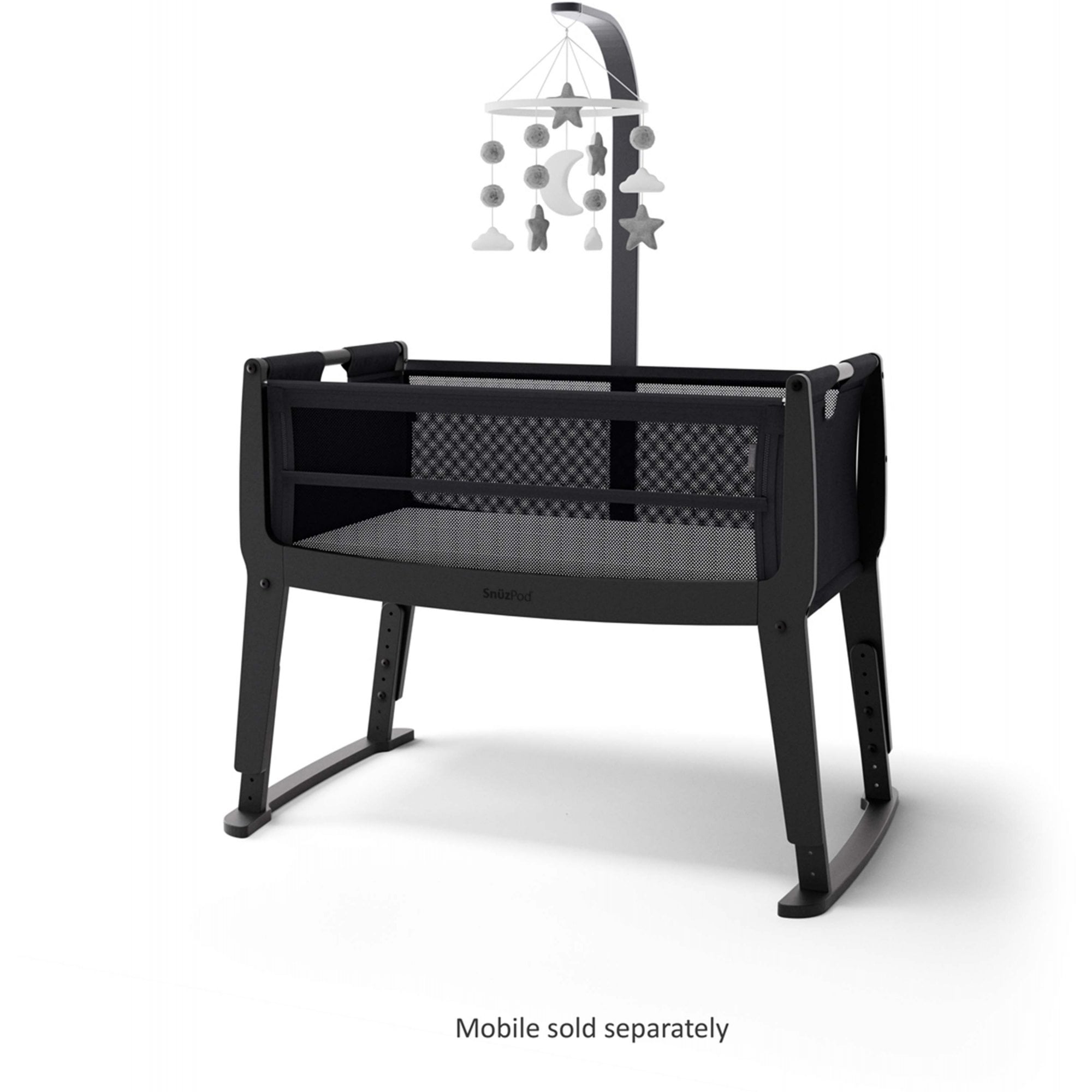 SNUZ SnuzPod Studio Bedside Crib Brooklyn Graphite