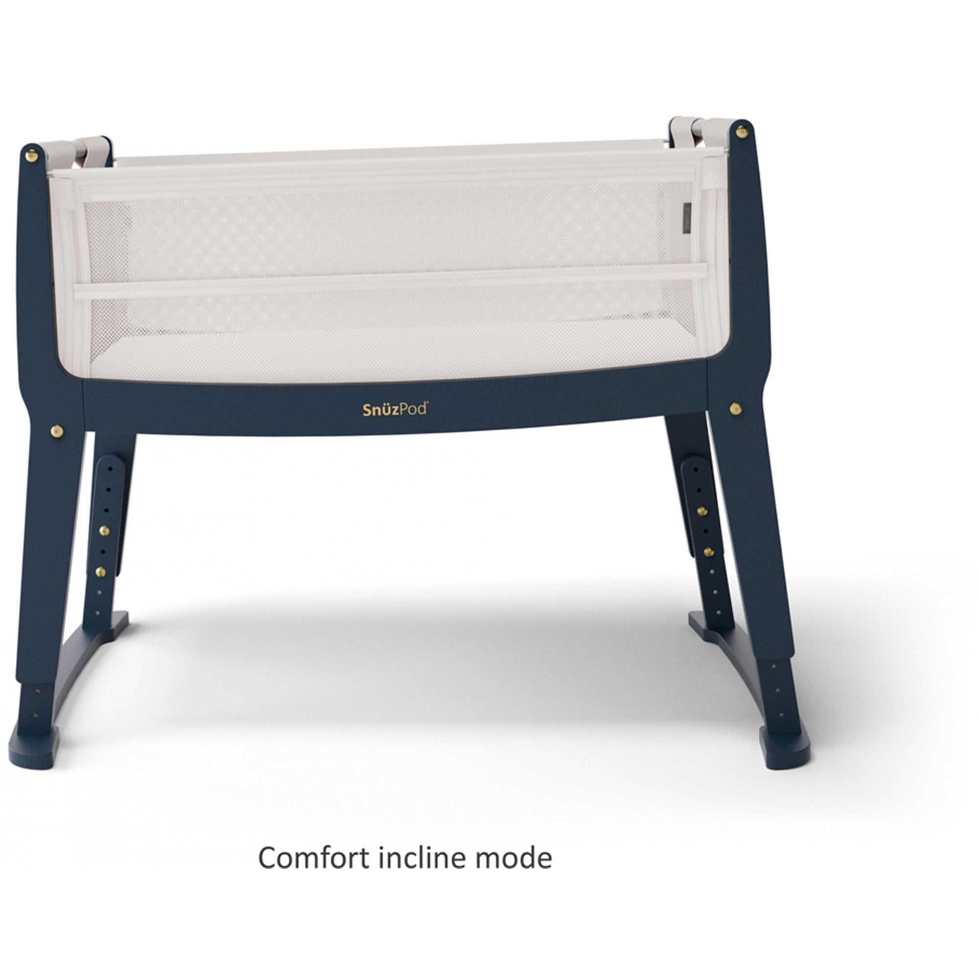 SNUZ SnuzPod Studio Bedside Crib London Navy