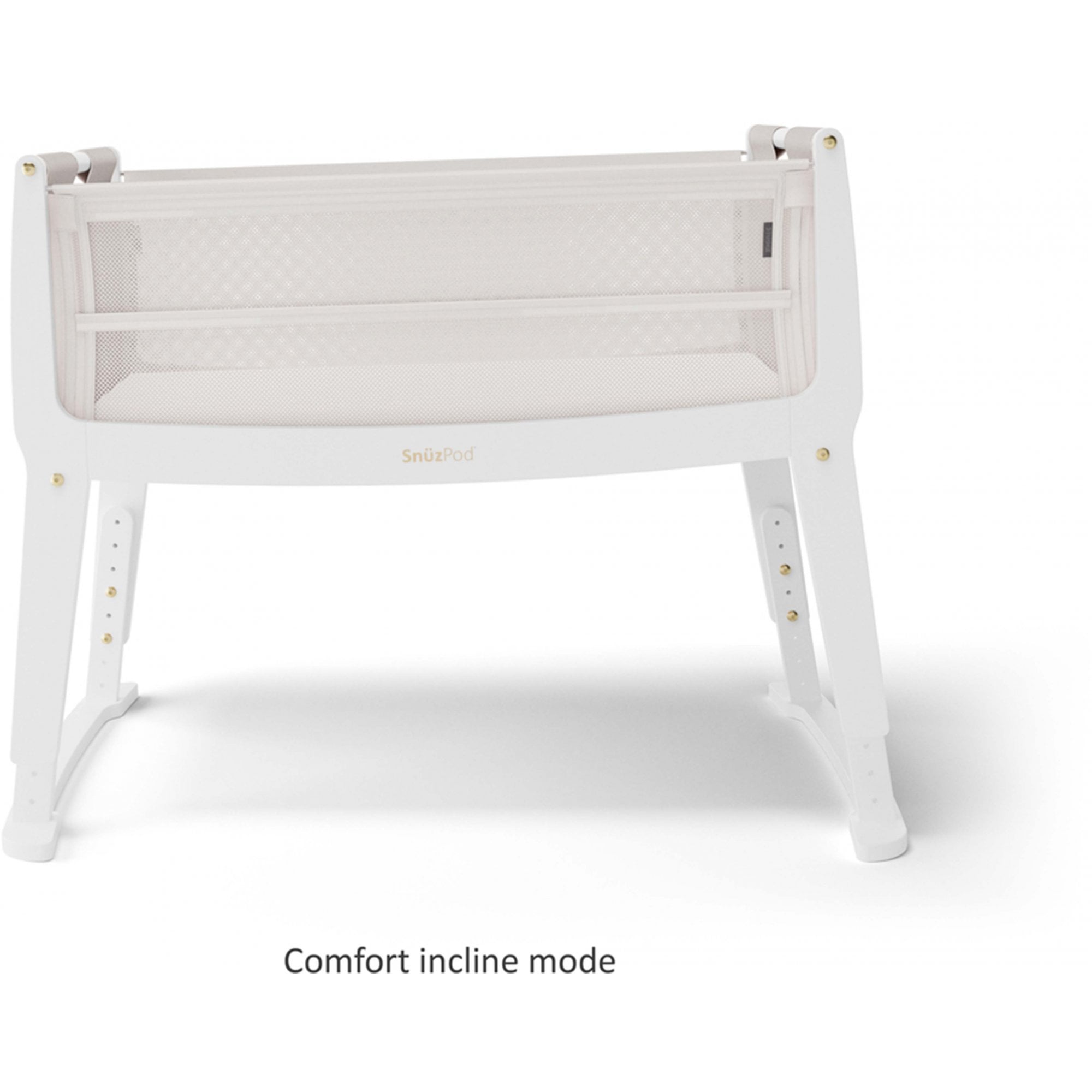 SNUZ SnuzPod Studio Bedside Crib Paris White