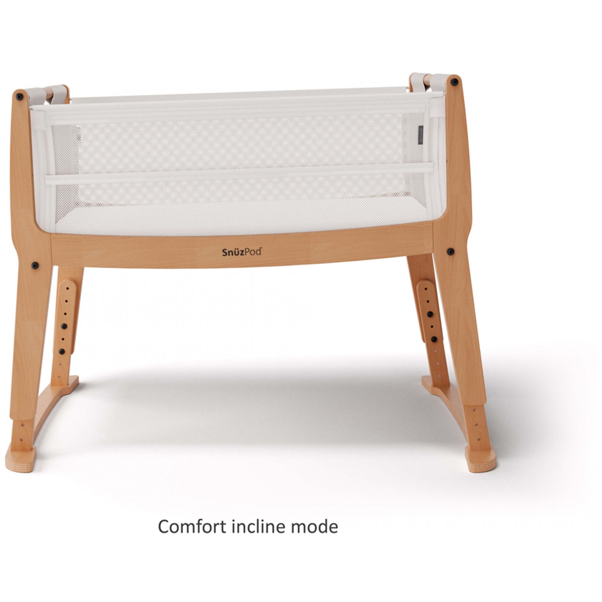 SNUZ SnuzPod Studio Bedside Crib Stockholm Natural