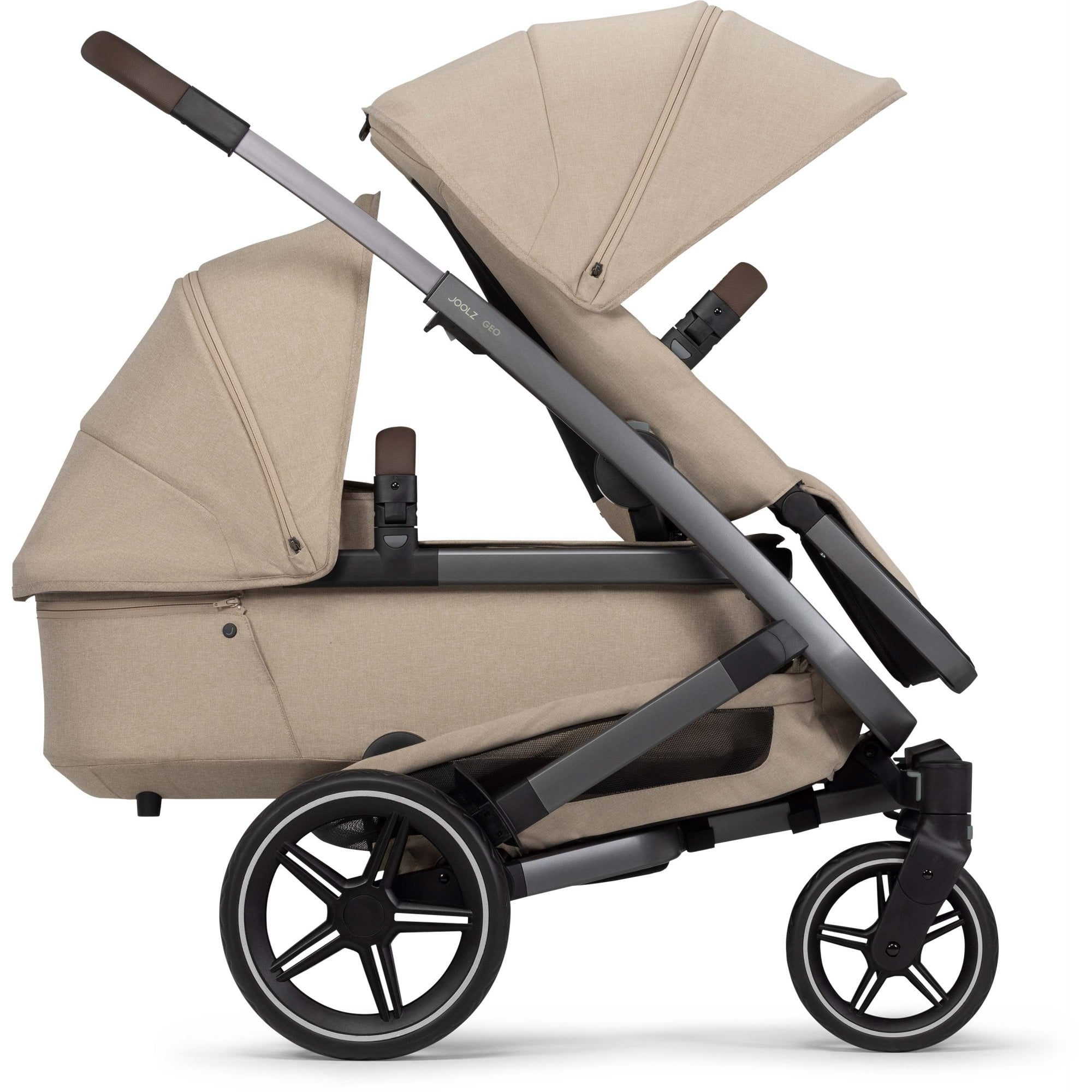 Joolz Geo3 Twin Pram Sandy Taupe