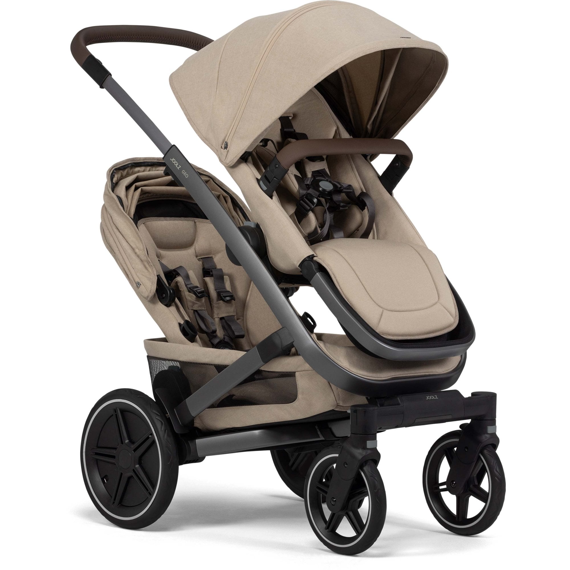 Joolz Geo3 Twin Pram Sandy Taupe