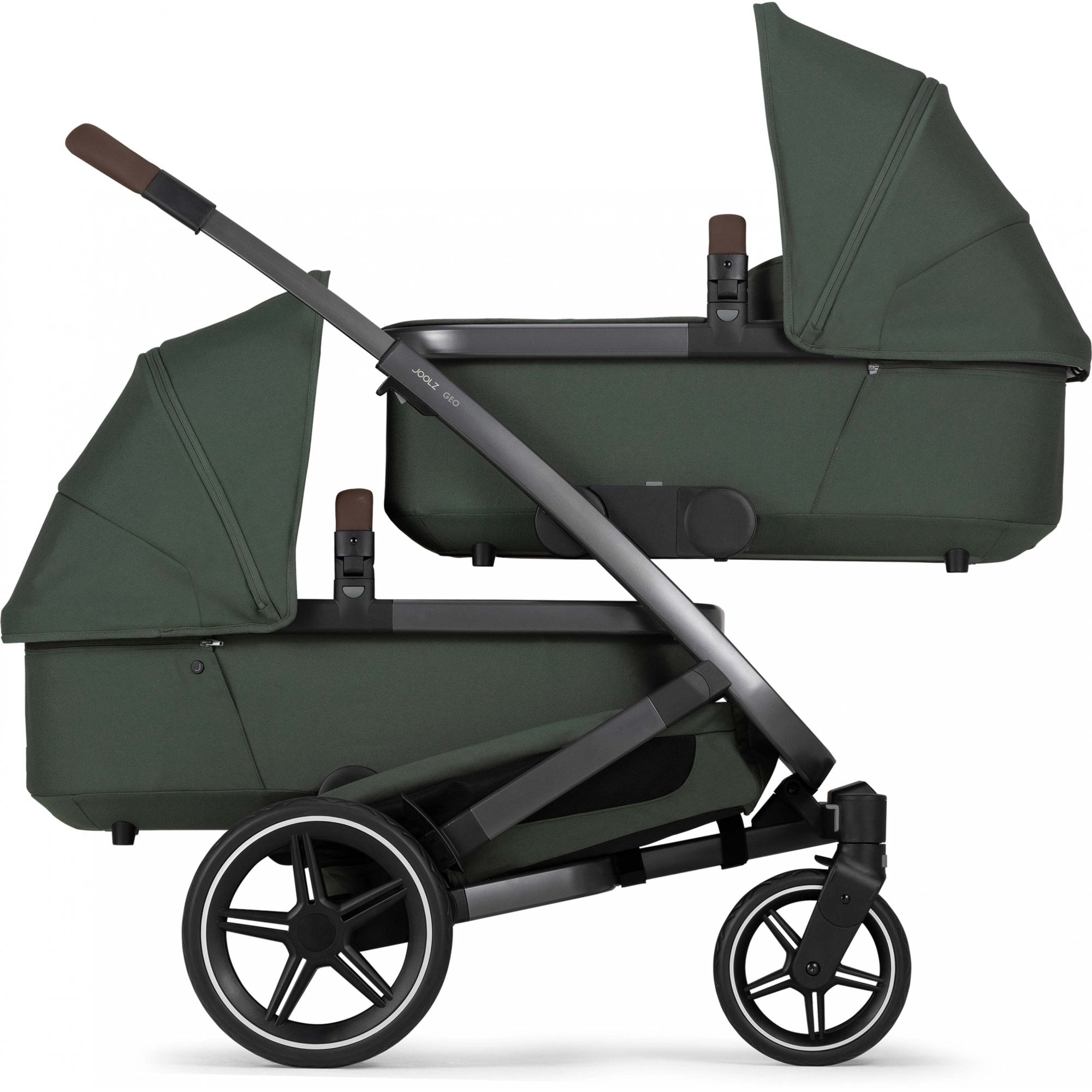 Joolz Geo3 Twin Pram Forest Green