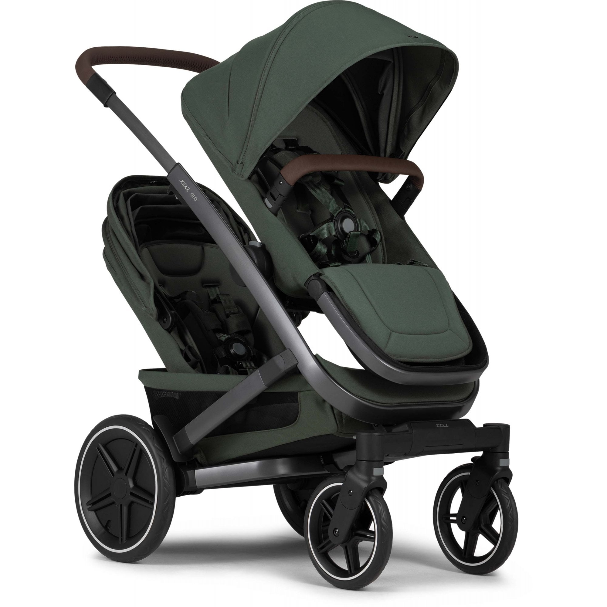 Joolz Geo3 Twin Pram Forest Green