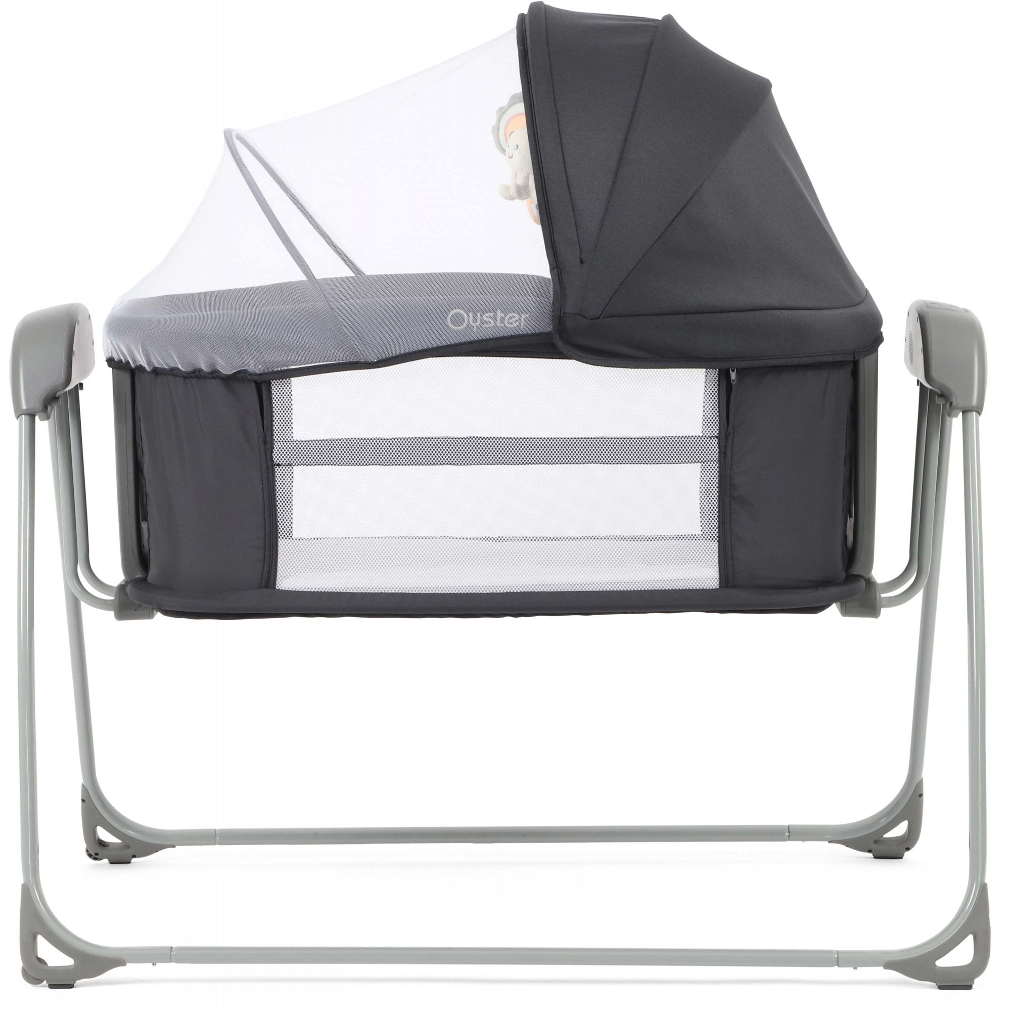 Oyster Home Swinging Crib Carbonite