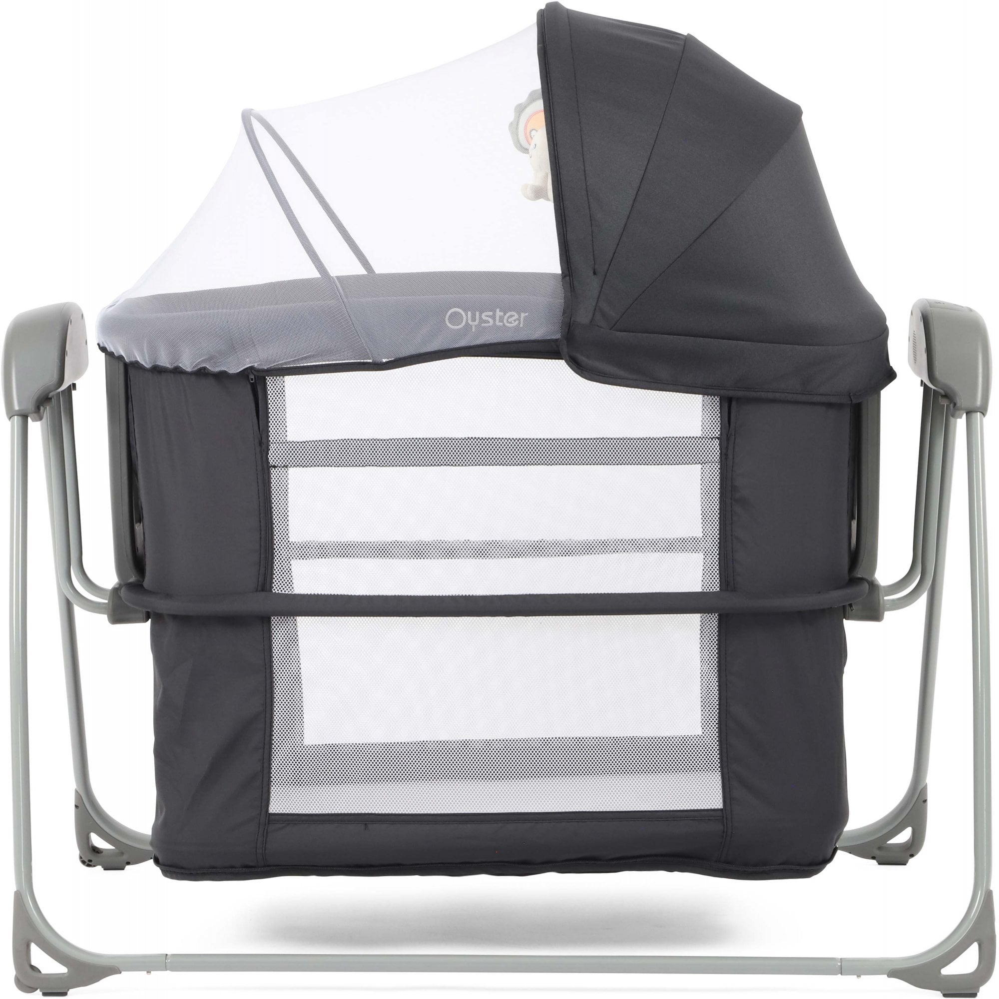 Oyster Home Swinging Crib Carbonite