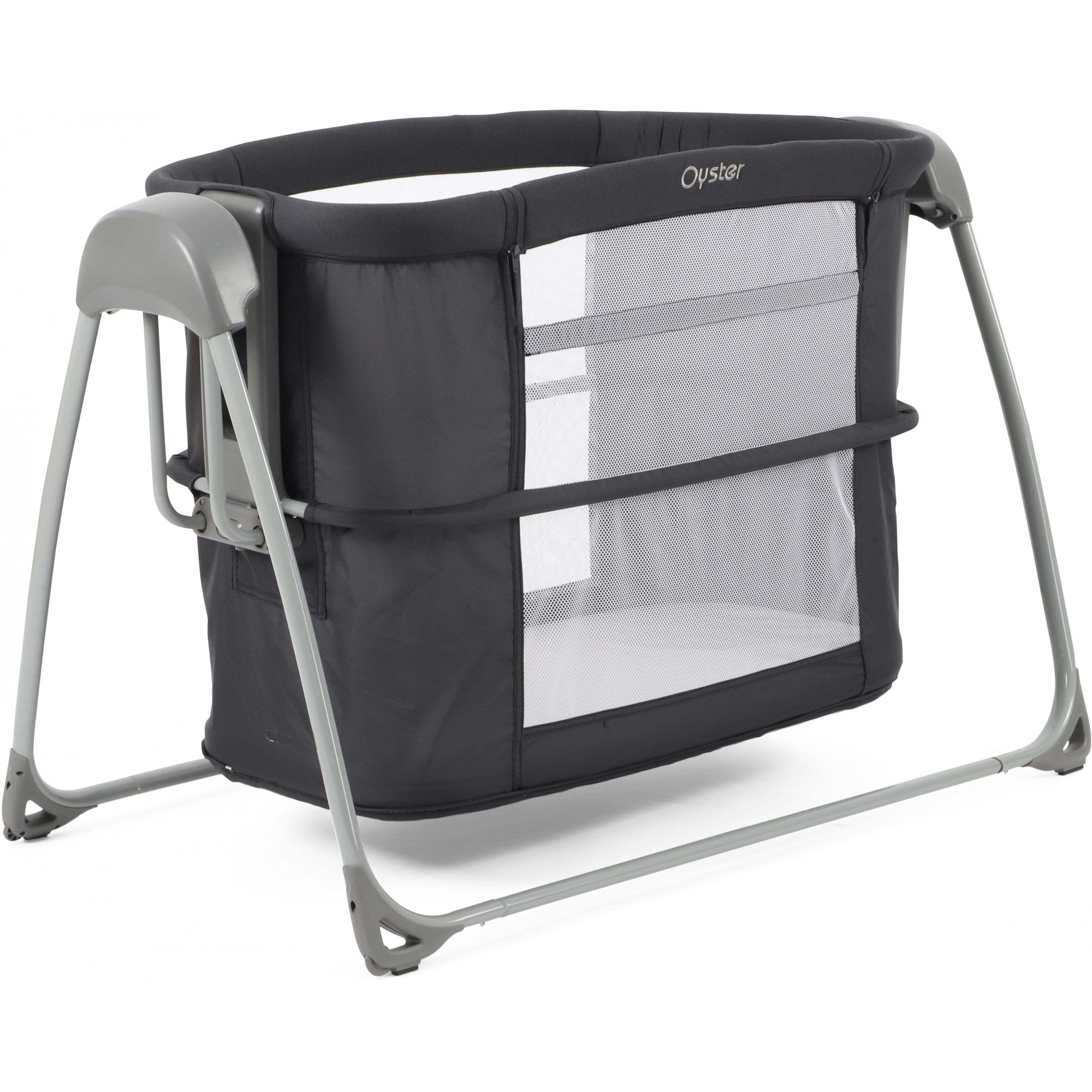 Oyster Home Swinging Crib Carbonite