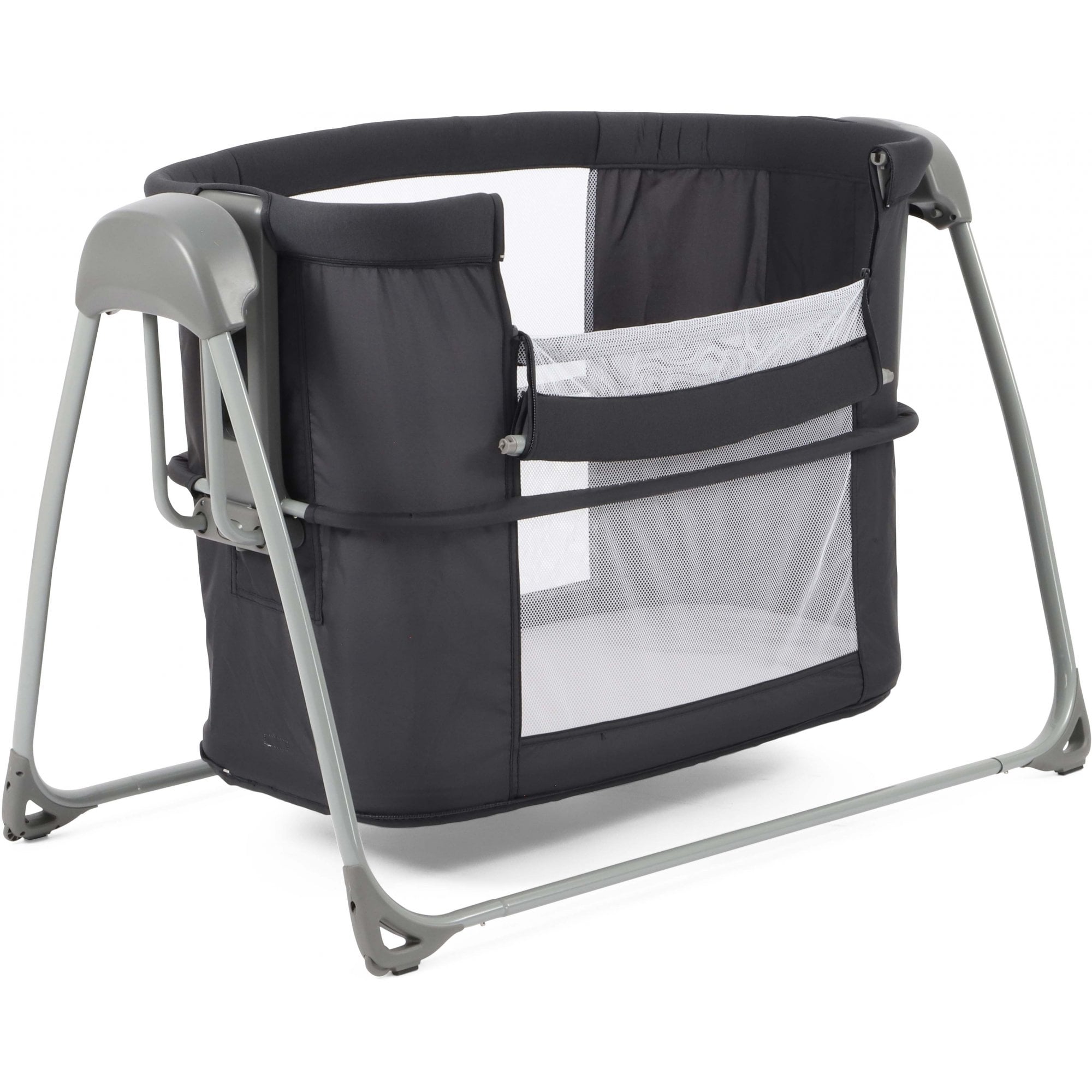Oyster Home Swinging Crib Carbonite