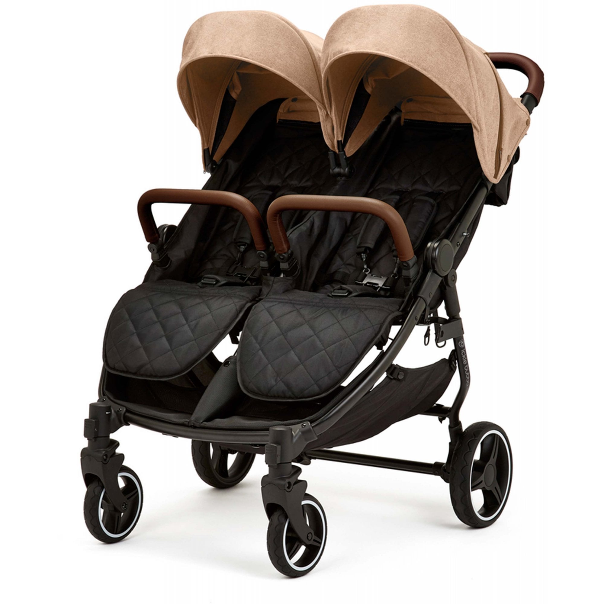 Ickle Bubba Venus Double Stroller Biscuit
