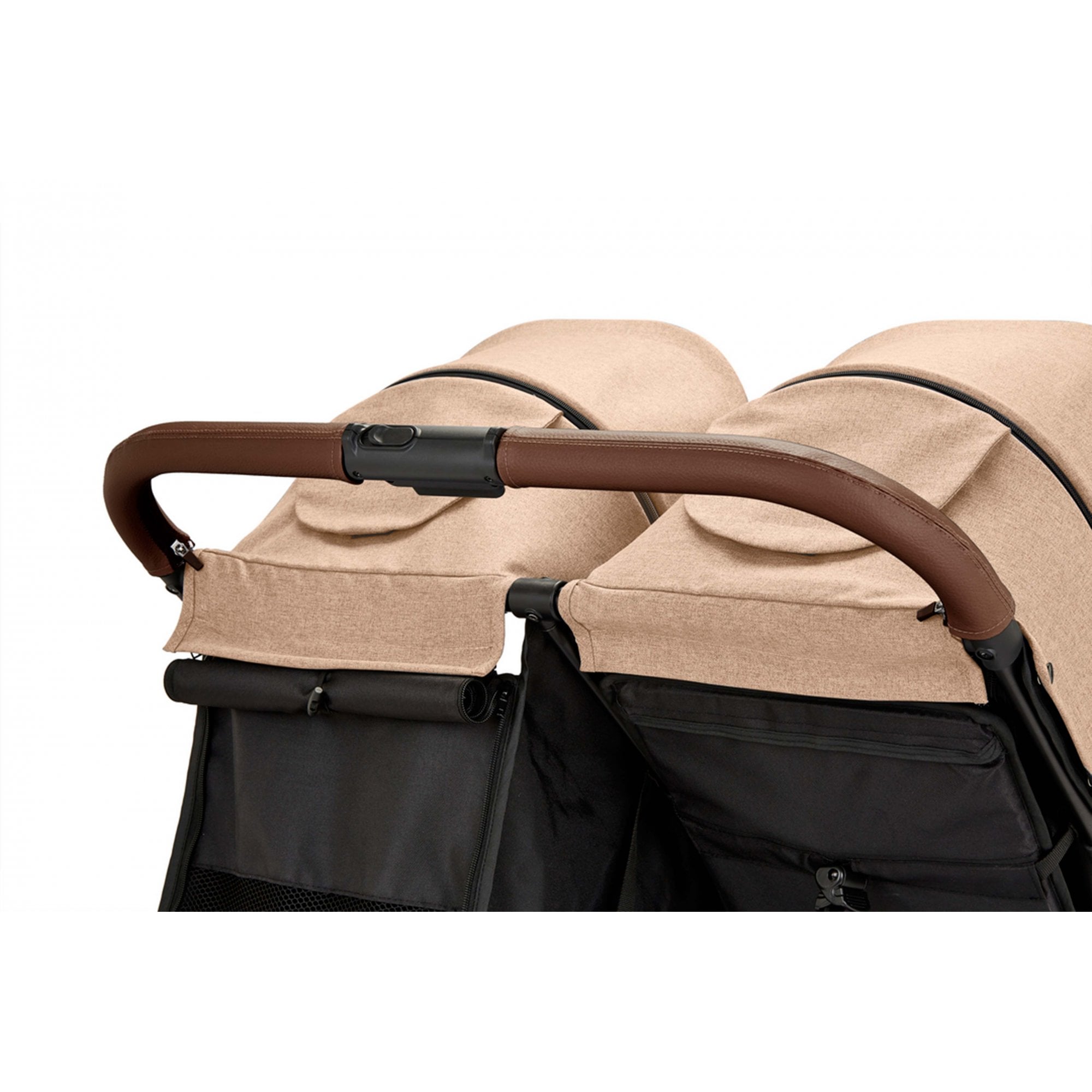 Ickle Bubba Venus Double Stroller Biscuit