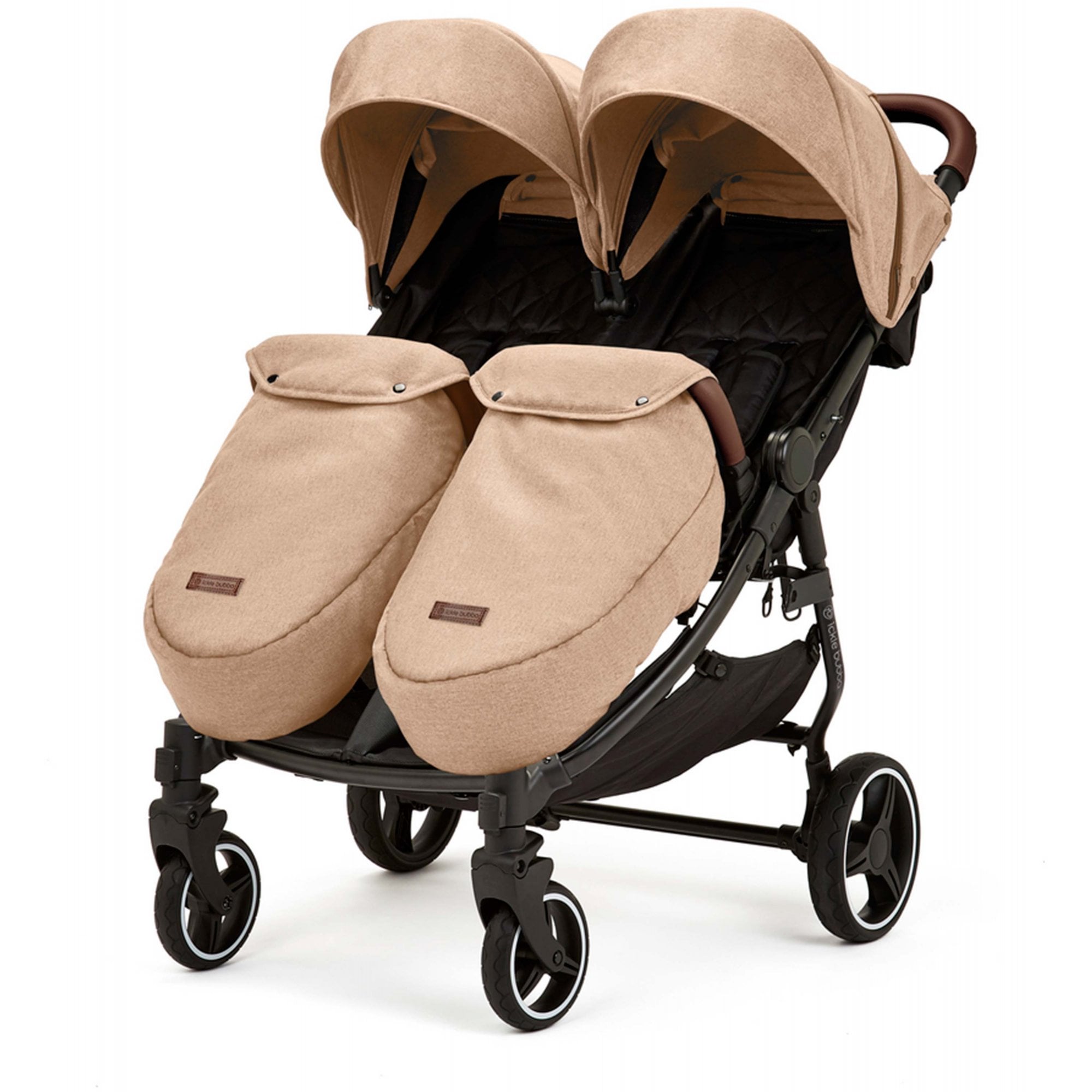 Ickle Bubba Venus Prime Twin Stroller Biscuit