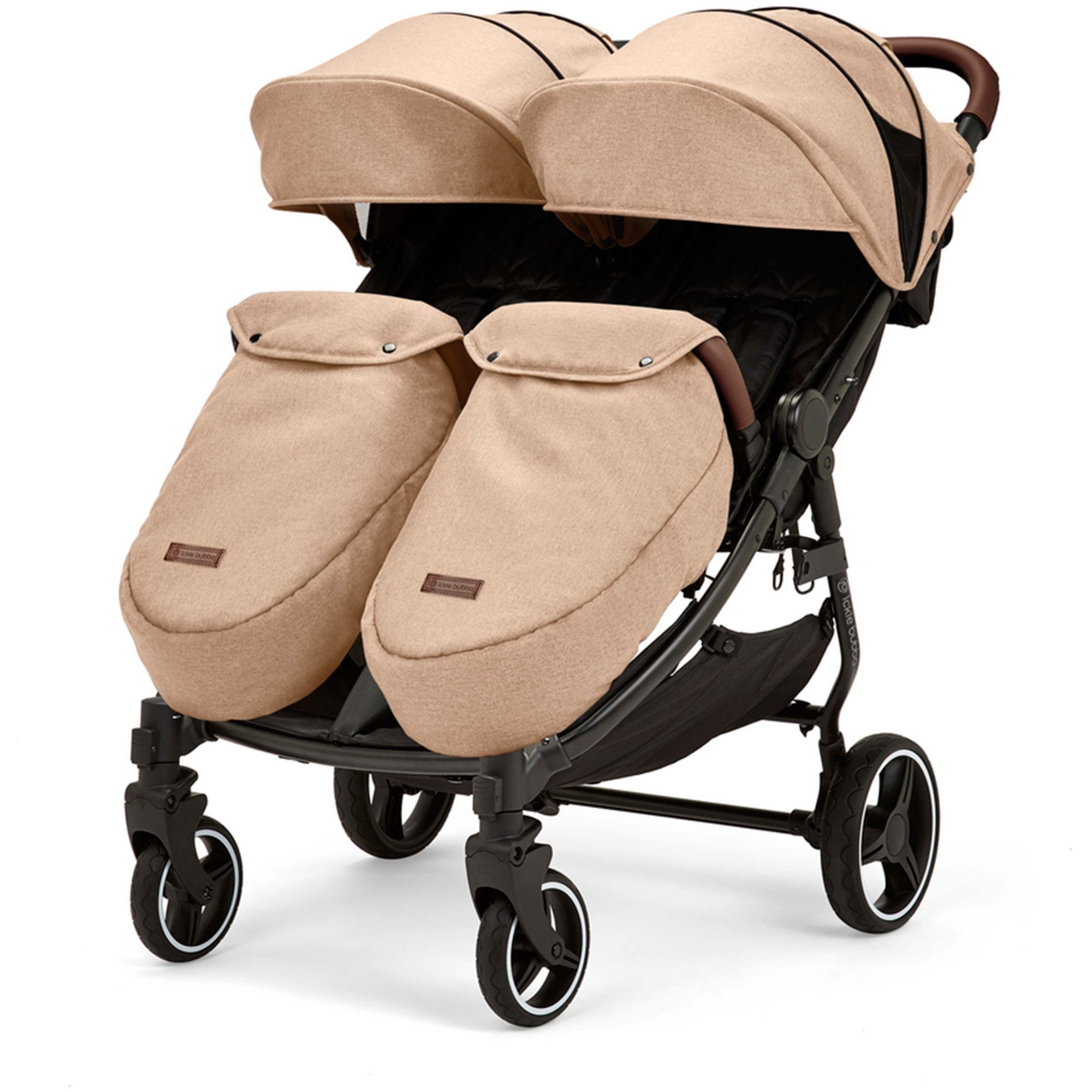 Ickle Bubba Venus Prime Twin Stroller Biscuit