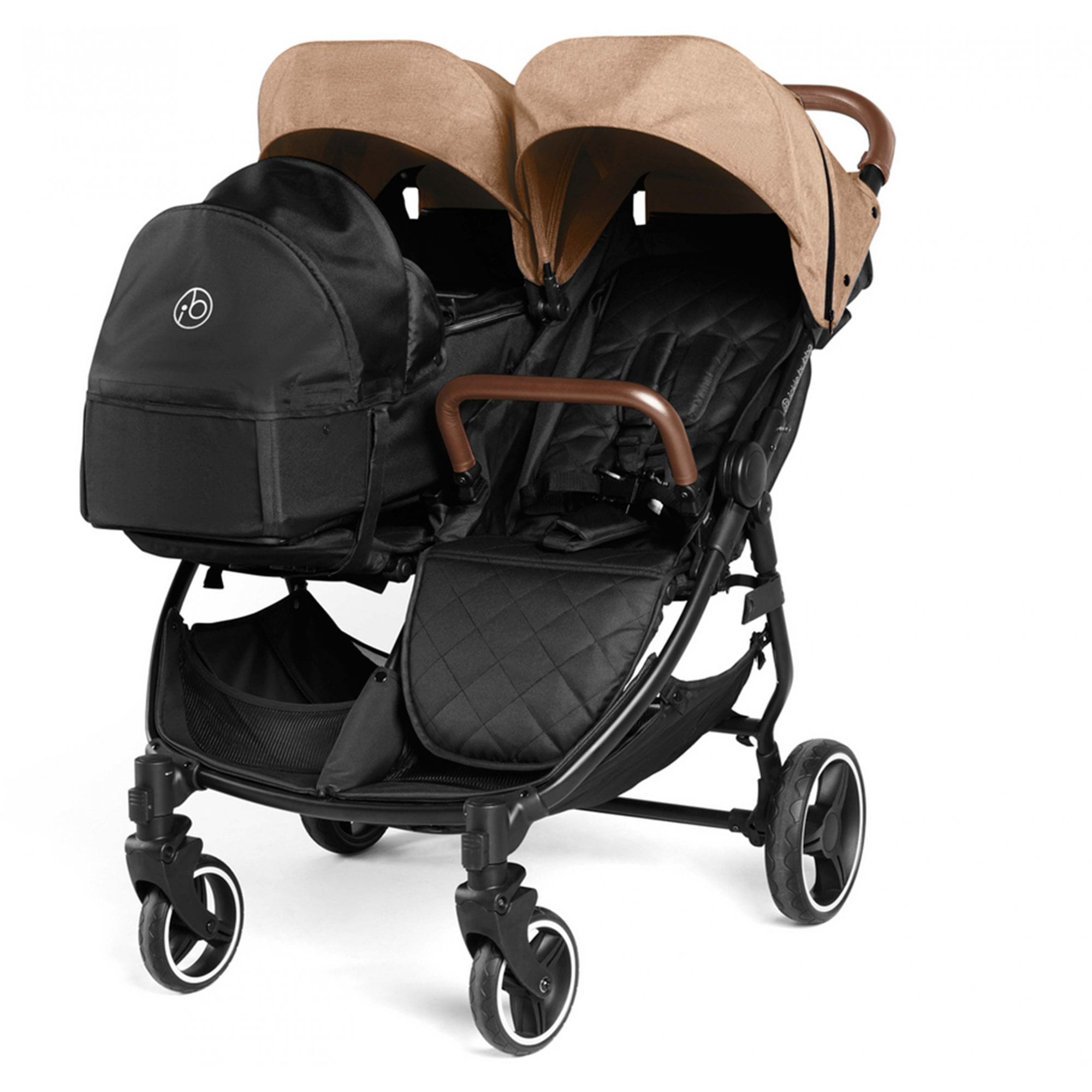 Ickle Bubba Venus Prime Twin Stroller Biscuit