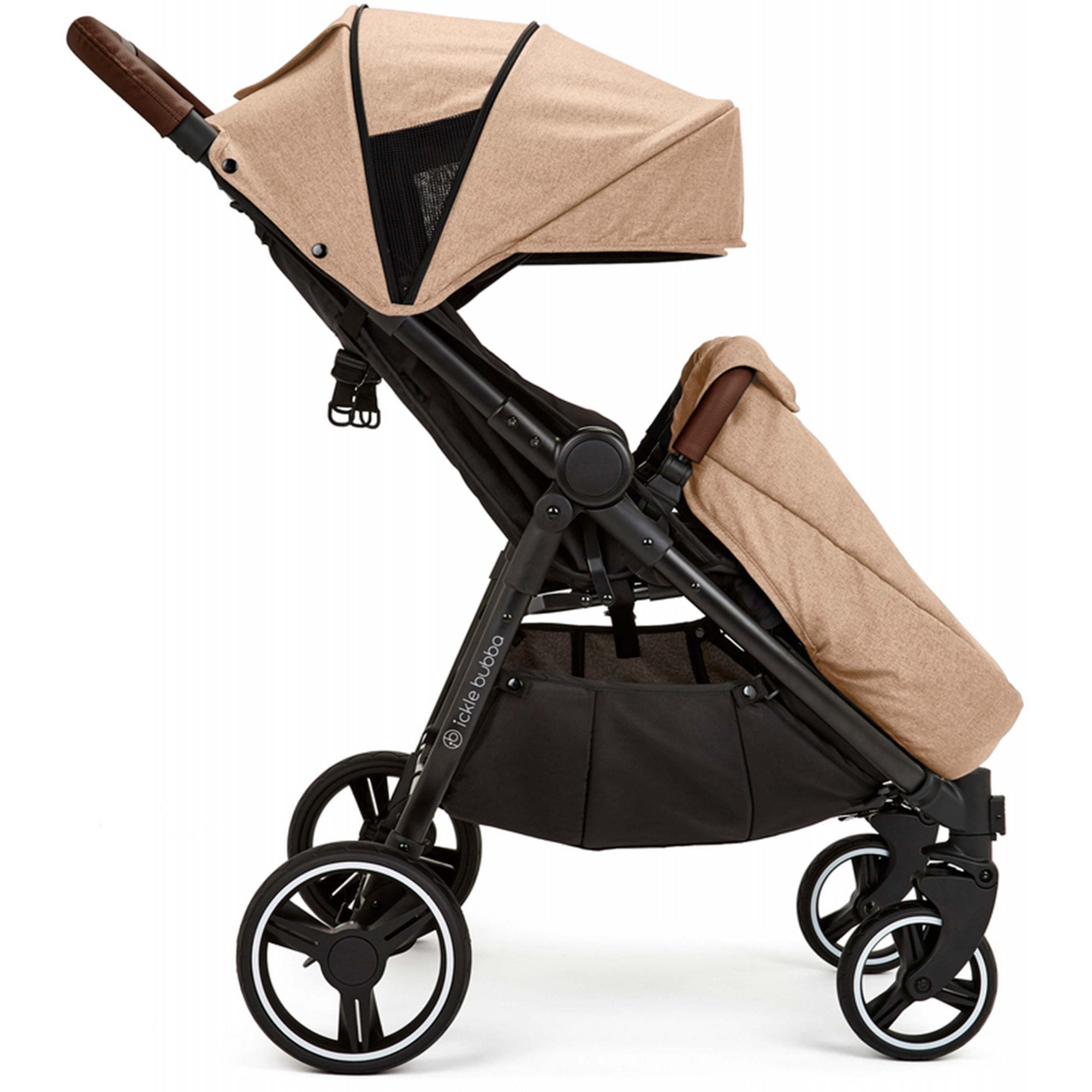 Ickle Bubba Venus Prime Twin Stroller Biscuit