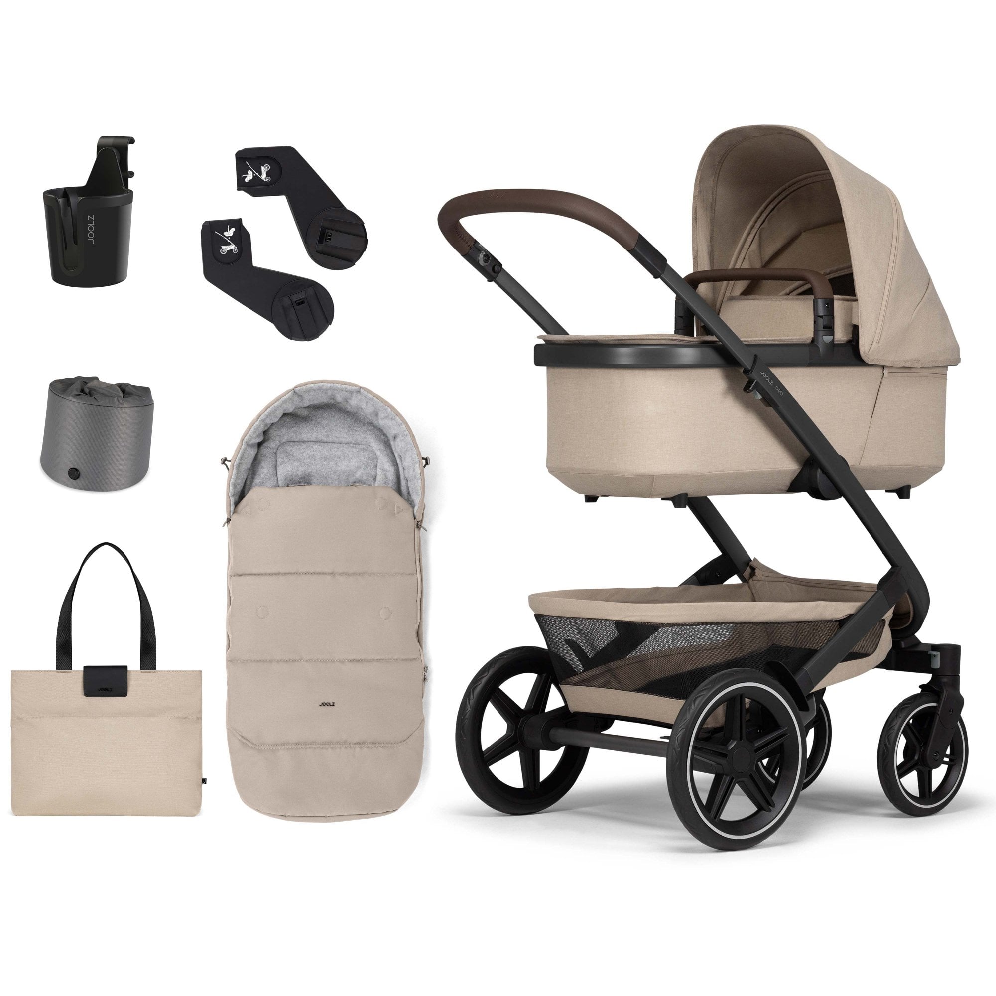Joolz Geo3 Ultimate Pushchair Bundle Sandy Taupe