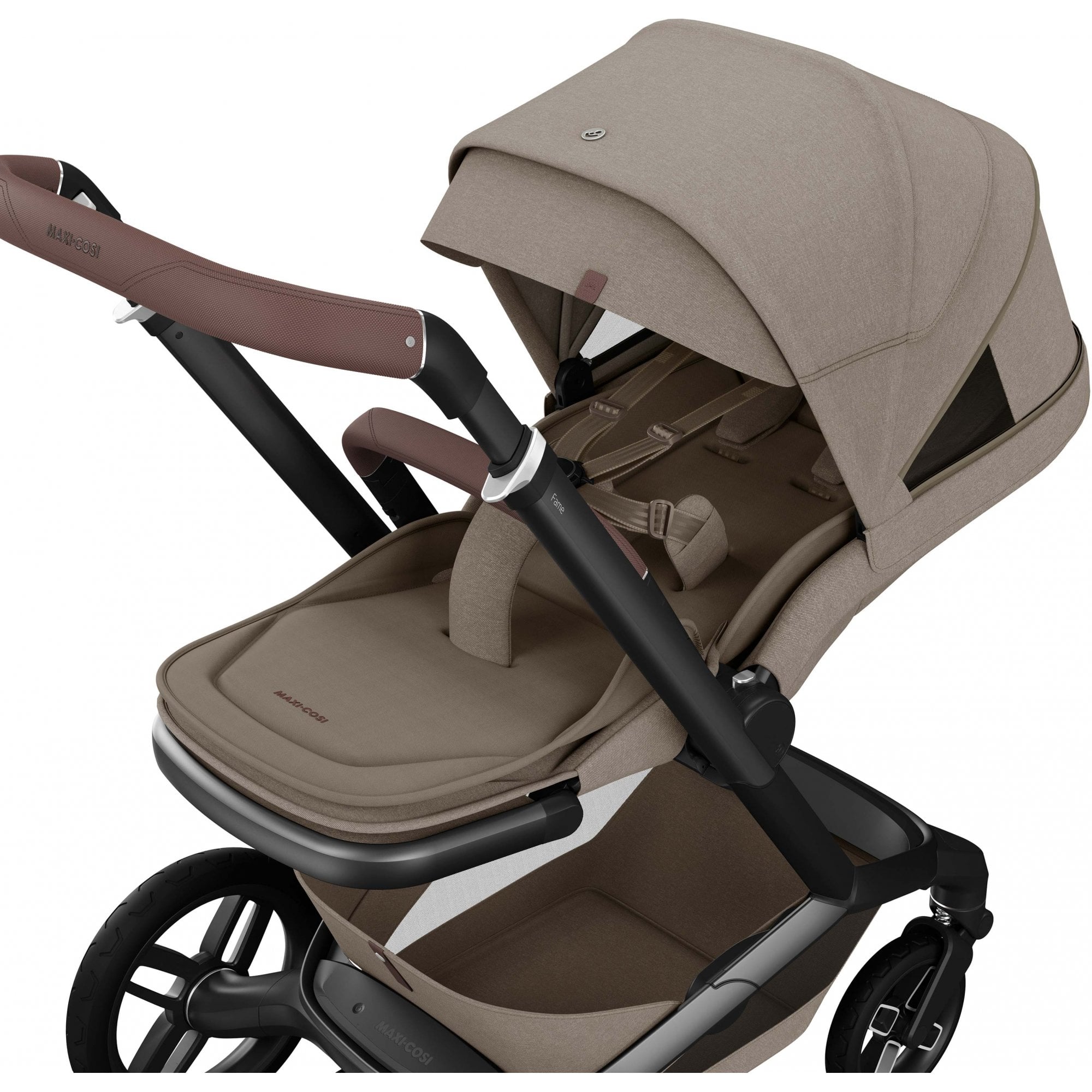 Maxi Cosi Fame 8 Piece Complete Bundle Twillic Truffle