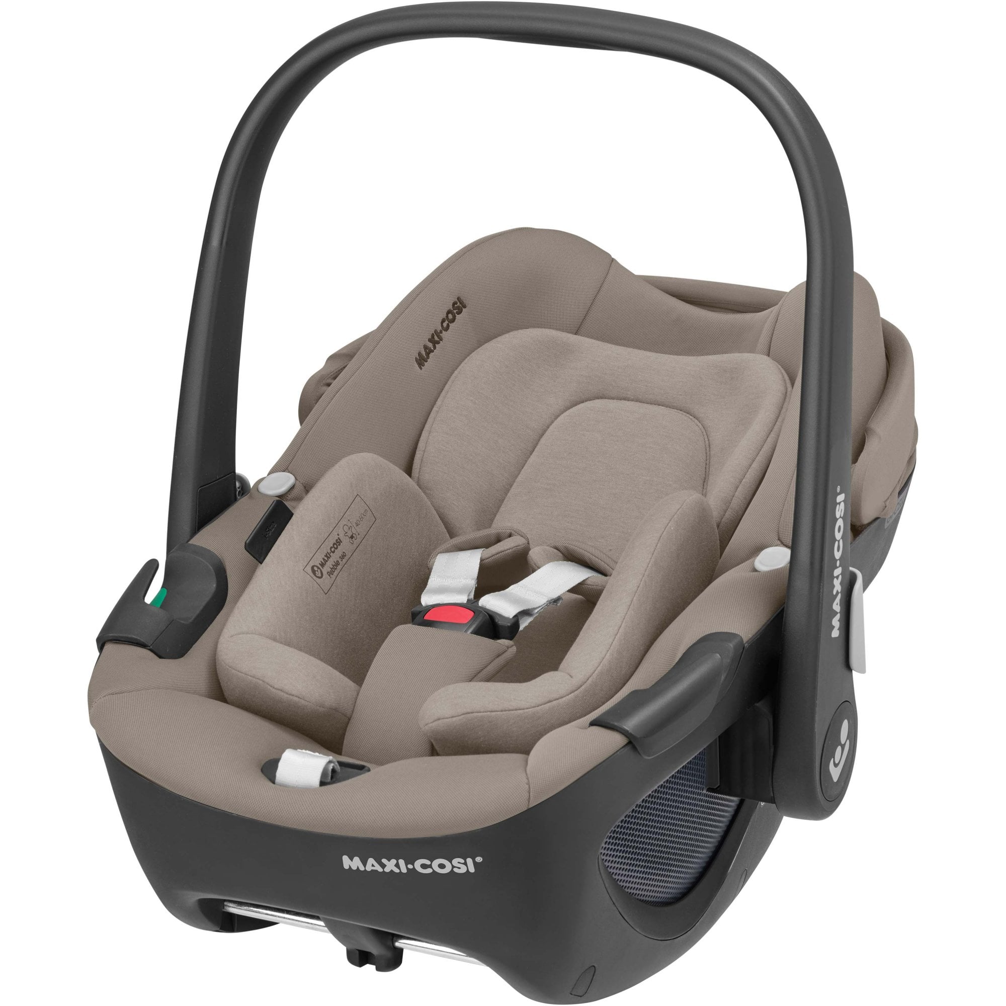 Maxi Cosi Fame Pebble 360 Pro2 Travel System Twillic Truffle With Brown Wheels