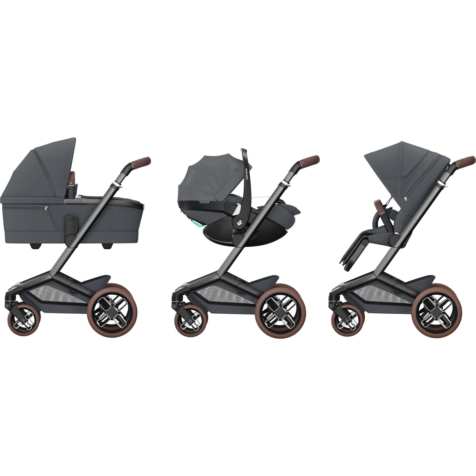 Maxi Cosi Fame Pebble 360 Pro2 Travel System Twillic Graphite