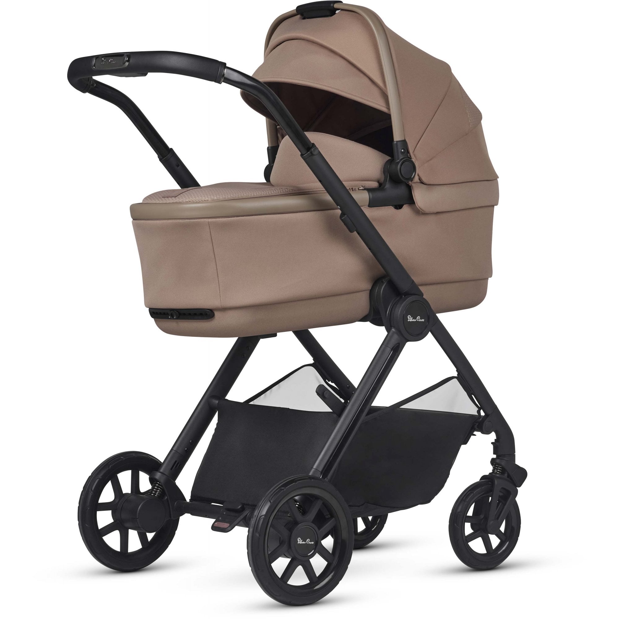 Silver Cross Reef 2 + First Bed Folding Carrycot Mocha