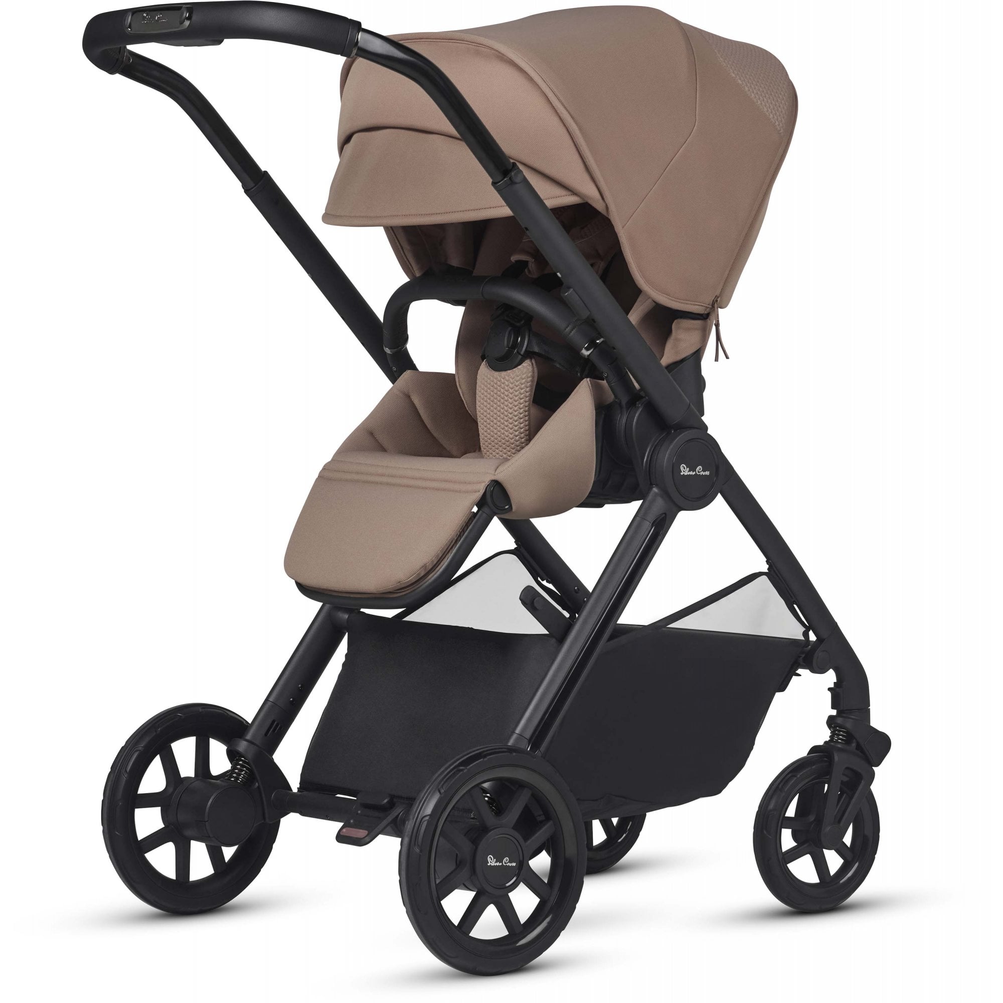 Silver Cross Reef 2 + First Bed Folding Carrycot Mocha