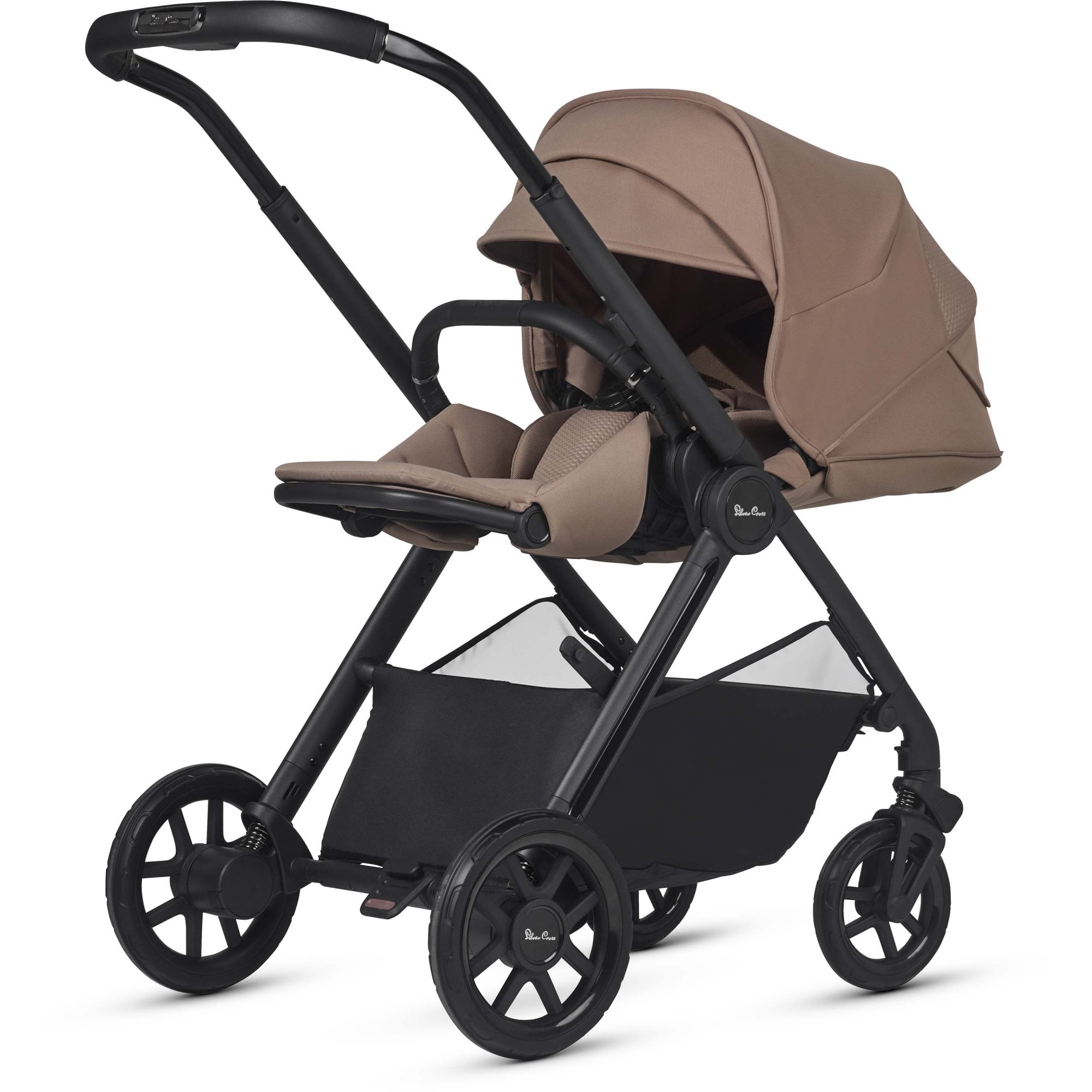 Silver Cross Reef 2 + First Bed Folding Carrycot Mocha