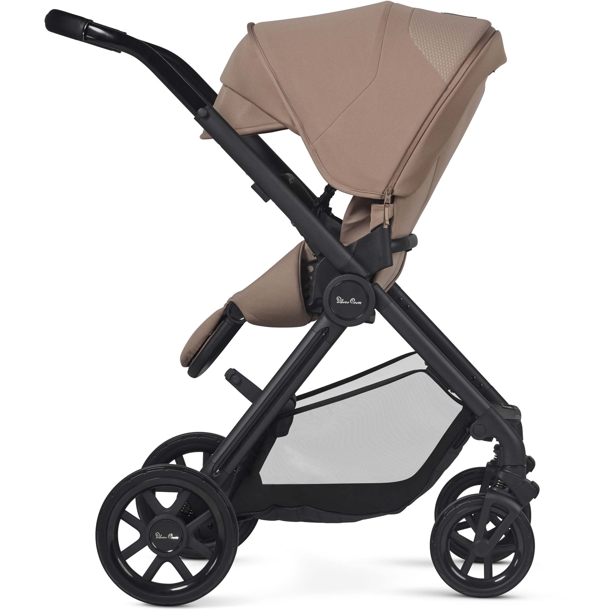 Silver Cross Reef 2 + First Bed Folding Carrycot Mocha