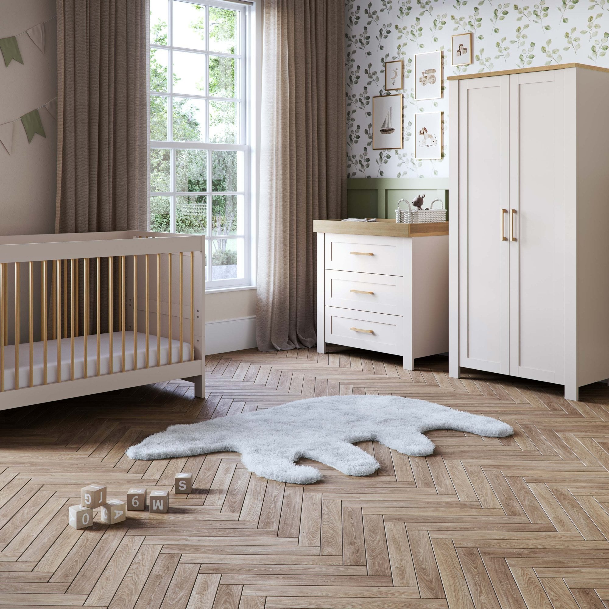 Silver Cross Seville 3 Piece Nursery Furniture Set