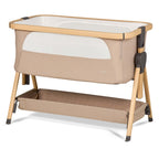 Silver Cross Lunar Bedside Crib Oatmeal Oatmeal