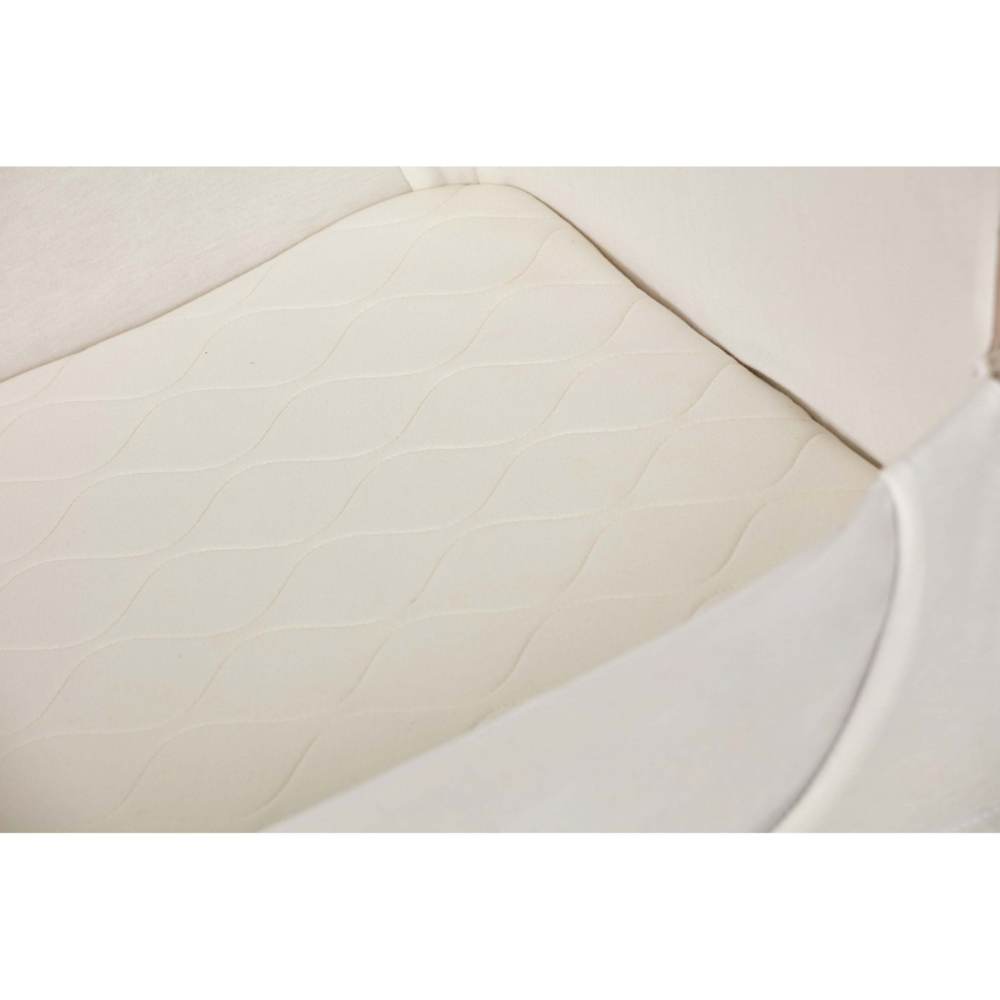 Silver Cross Lunar Bedside Crib Oatmeal