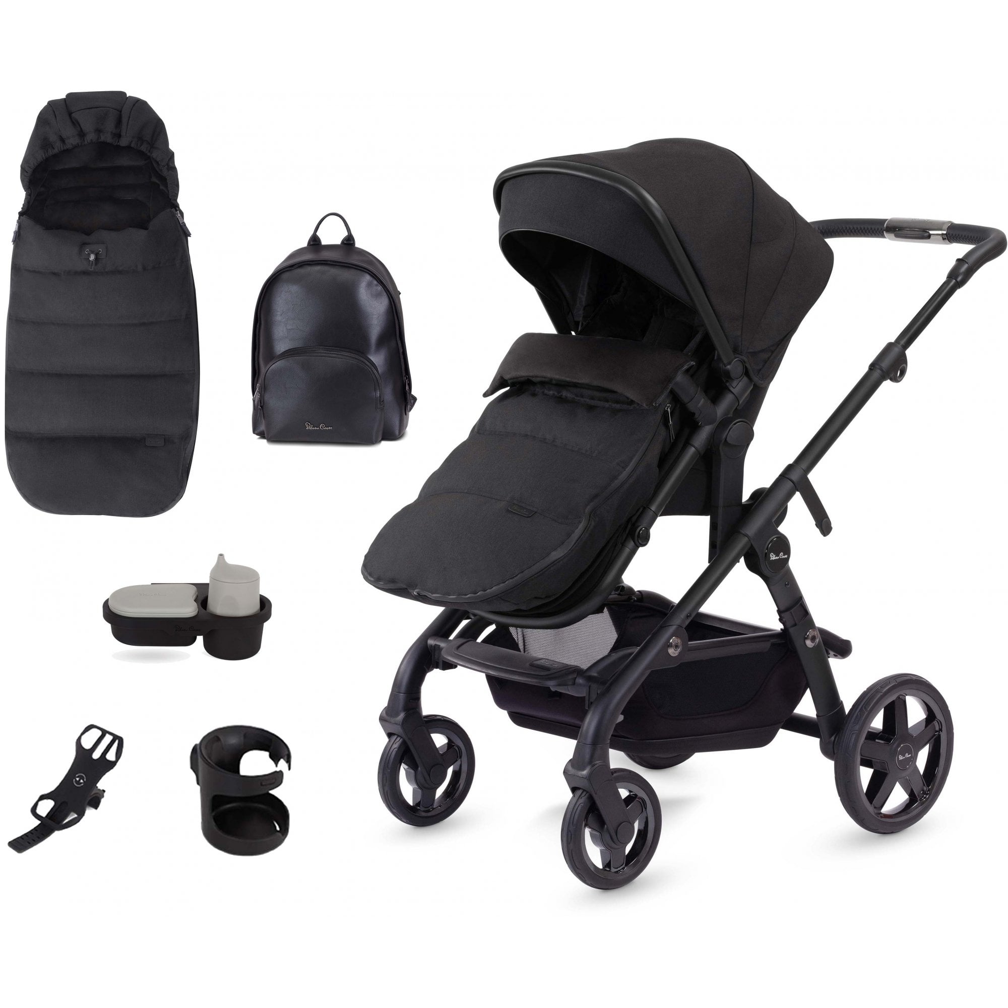Silver Cross Wave 3 Pram + Ultimate Pack Onyx