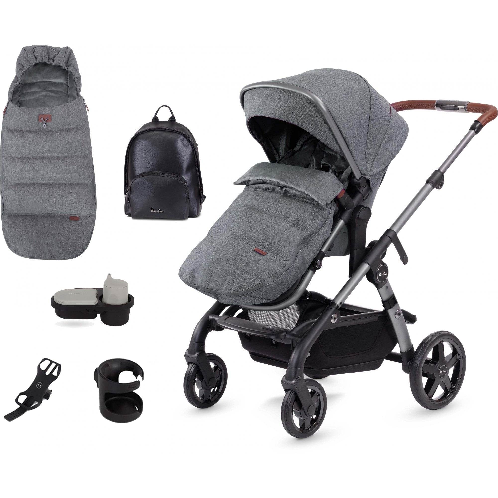Silver Cross Wave 3 Pram + Ultimate Pack Lunar