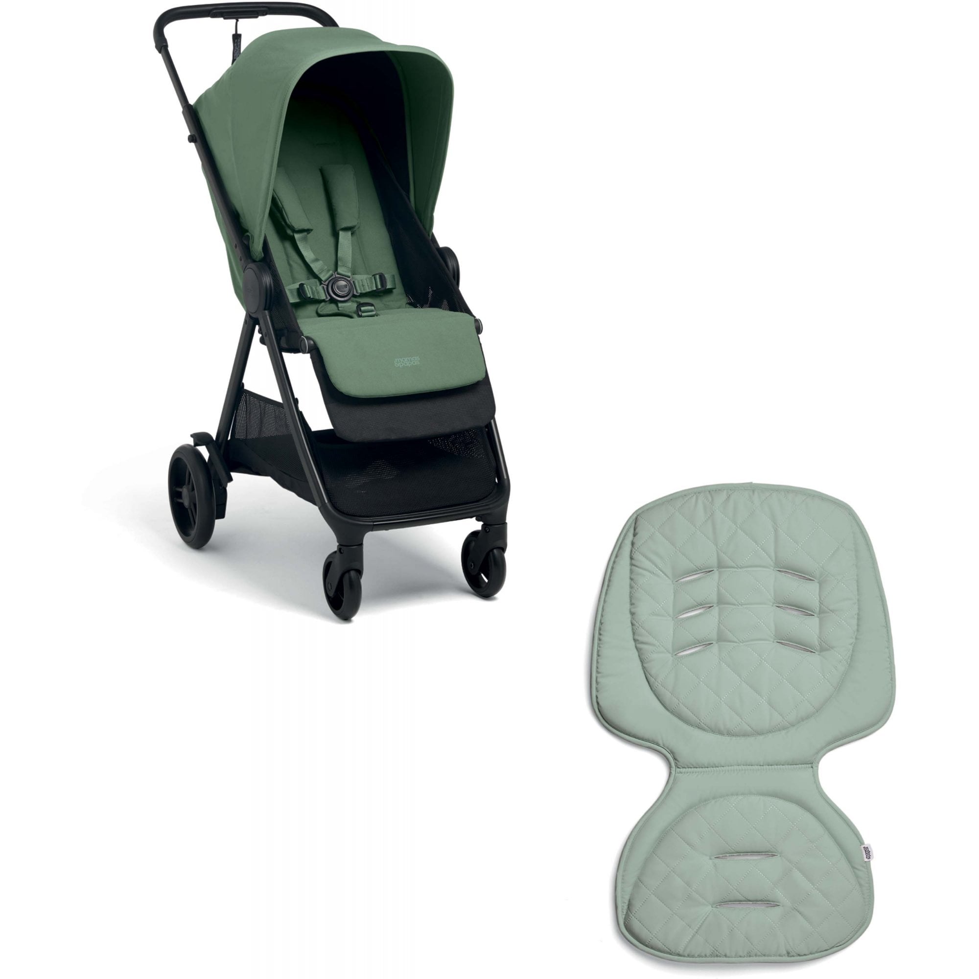 Mamas & Papas Libro Stroller Bay Green & Reversible Liner Sage
